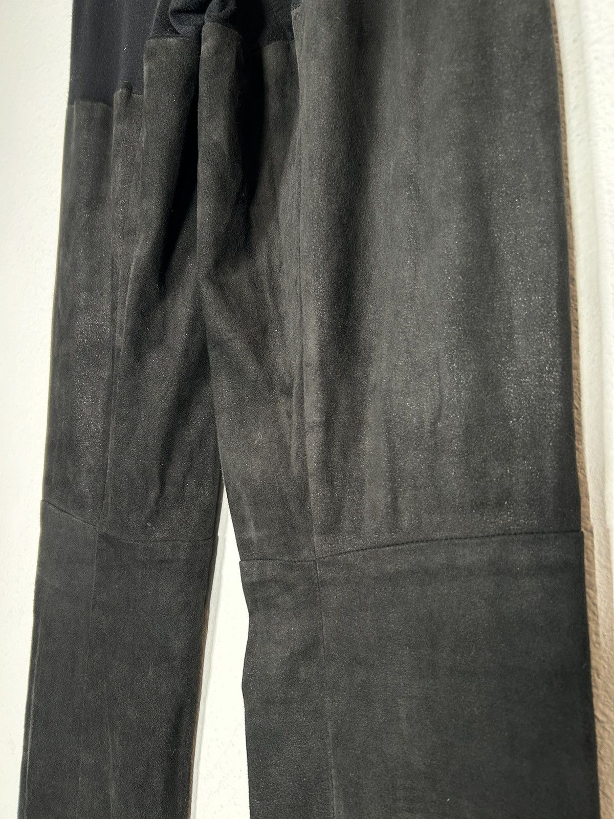 Ann Demeulemeester 00’s Suede Leather Pant Leggings Size 28" / US 6 / IT 42 - 4 Thumbnail