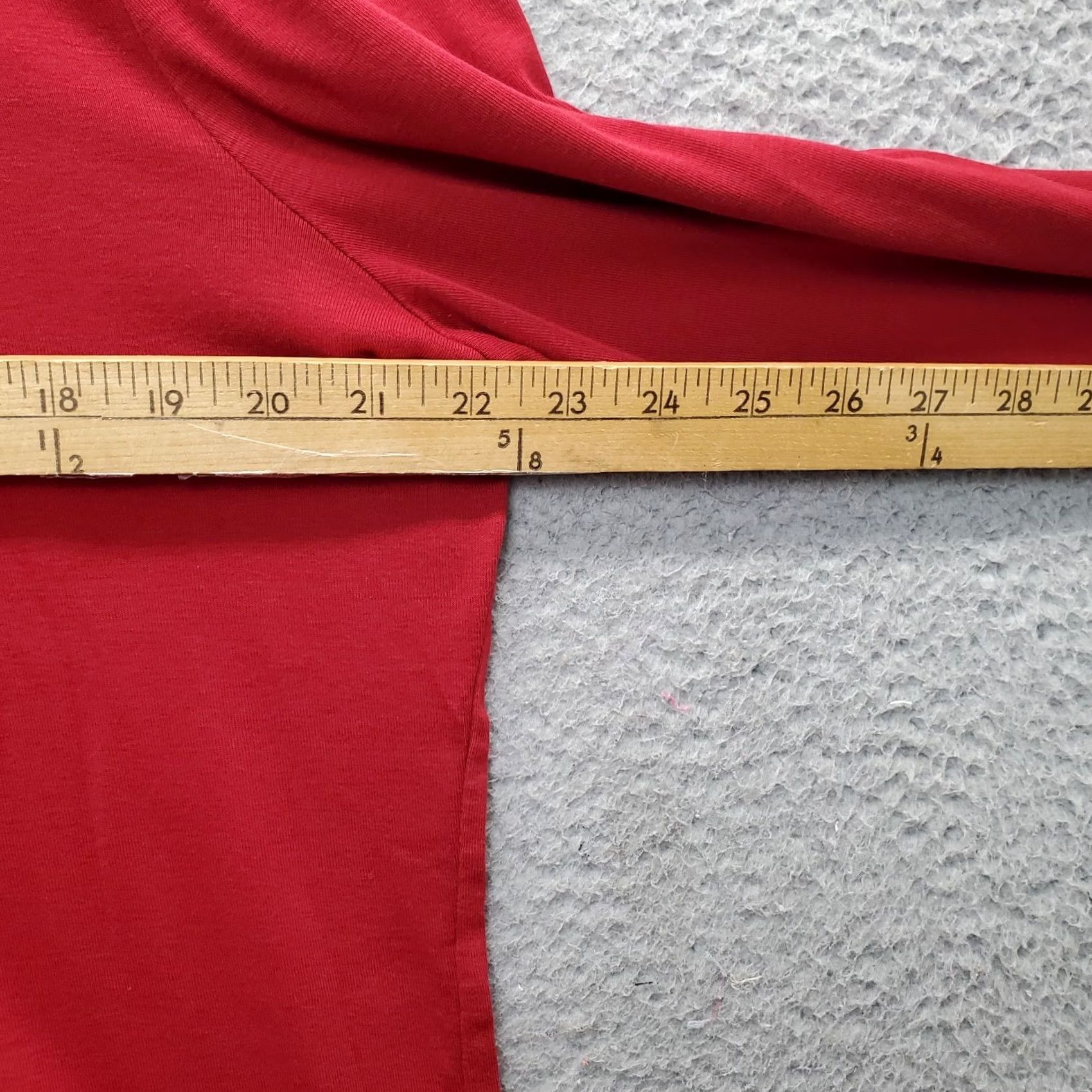 Talbots Talbots Blouse Womens Red Long Sleeve Beaded Pleated Scoop Neck Pullover XL Shirt Women Size XL / US 12-14 / IT 48-50 - 4 Thumbnail