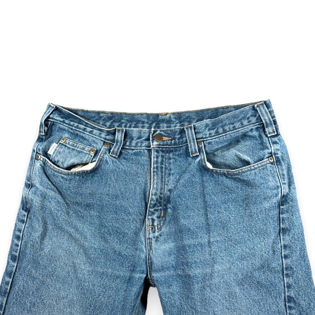 Carhartt Carhartt Jeans Mens 36x32 Blue Denim Light Wash Relaxed Fit Denim Workwear B460 Size US 36 / EU 52 - 3 Thumbnail