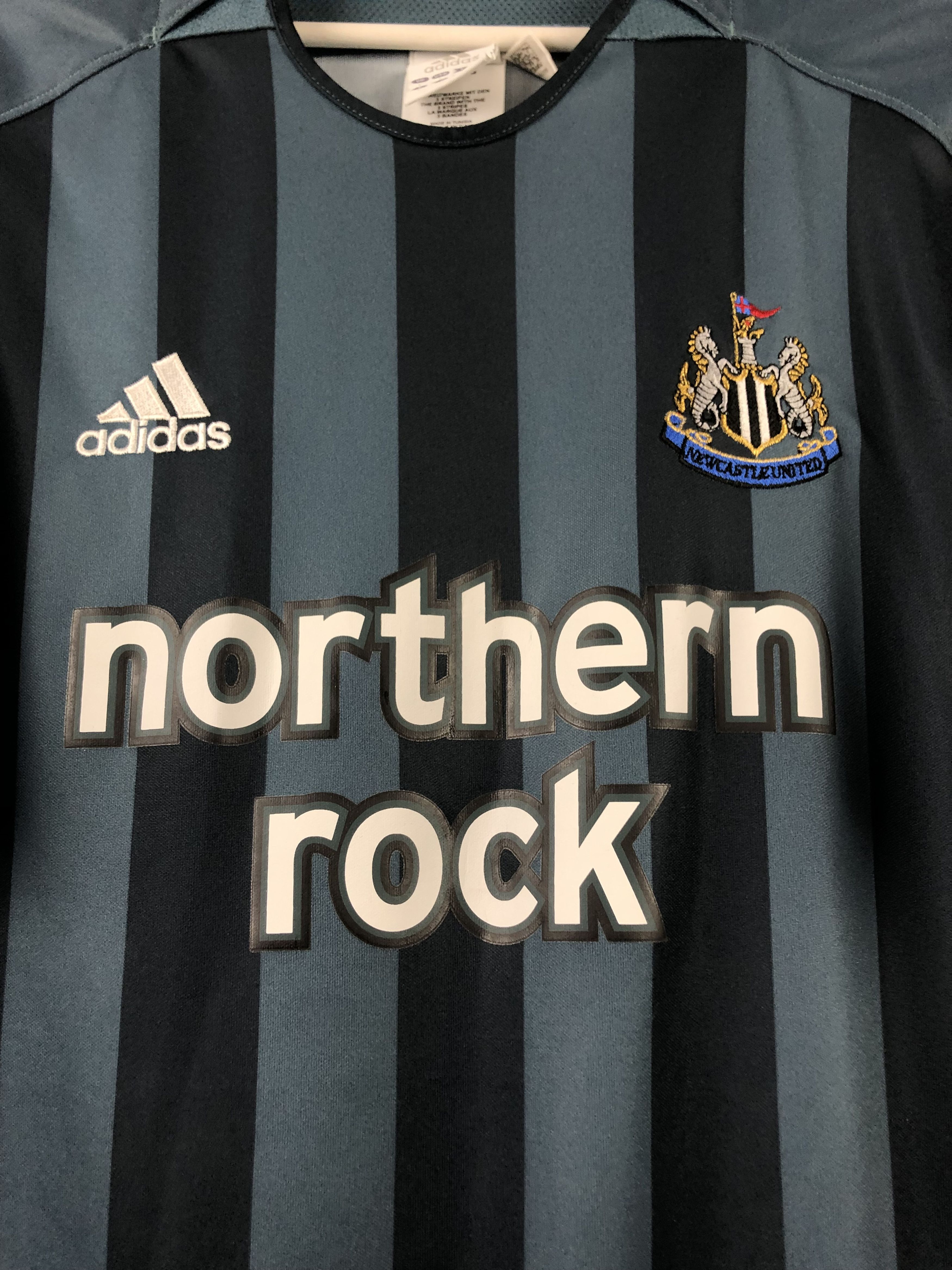 Adidas Newcastle football shirt 2005 Soccer #10 Owen Adidas Jersey Size US L / EU 52-54 / 3 - 7 Thumbnail