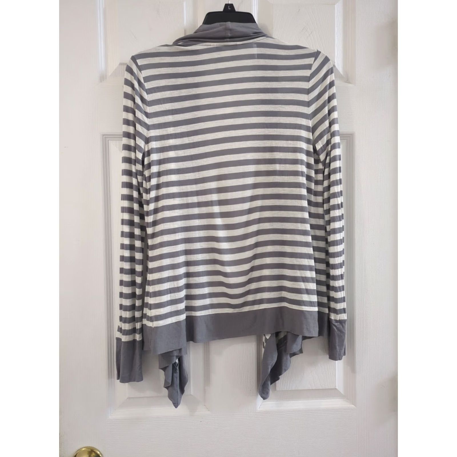 Banana Republic Banana Republic Cardigan Open Front Knit Sweater Women S Gray NWT Knit Open Front Casual Travel Long Sleeve Cotton Blend Rayon Blend Size S / US 4 / IT 40 - 4 Thumbnail