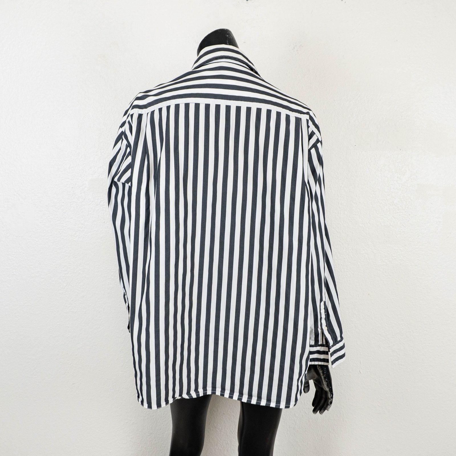 Other Frankie Shop Women's Boxy oversize Shirt Gray white stripe Size ONE SIZE - 7 Thumbnail