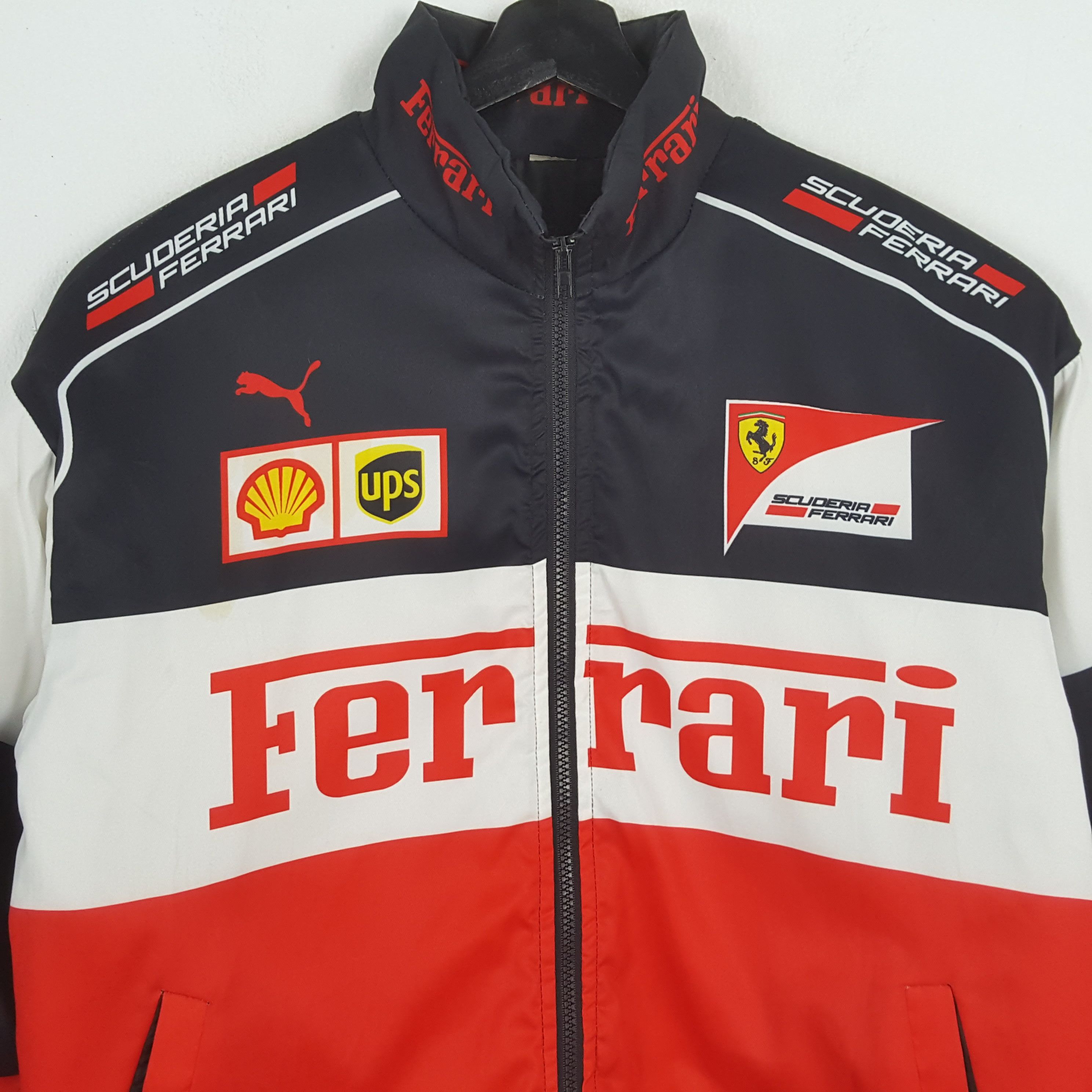 Ferrari × Puma × Vintage FERRARI PUMA SHELL RACING Team Motorsports Jacket Size US L / EU 52-54 / 3 - 2 Thumbnail