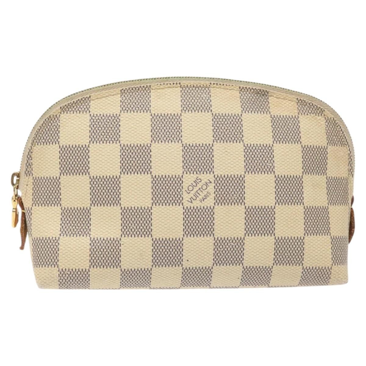 Louis Vuitton Cosmetic Pouch White Canvas Clutch Bag (Pre-Owned) Size ONE SIZE - 1 Thumbnail
