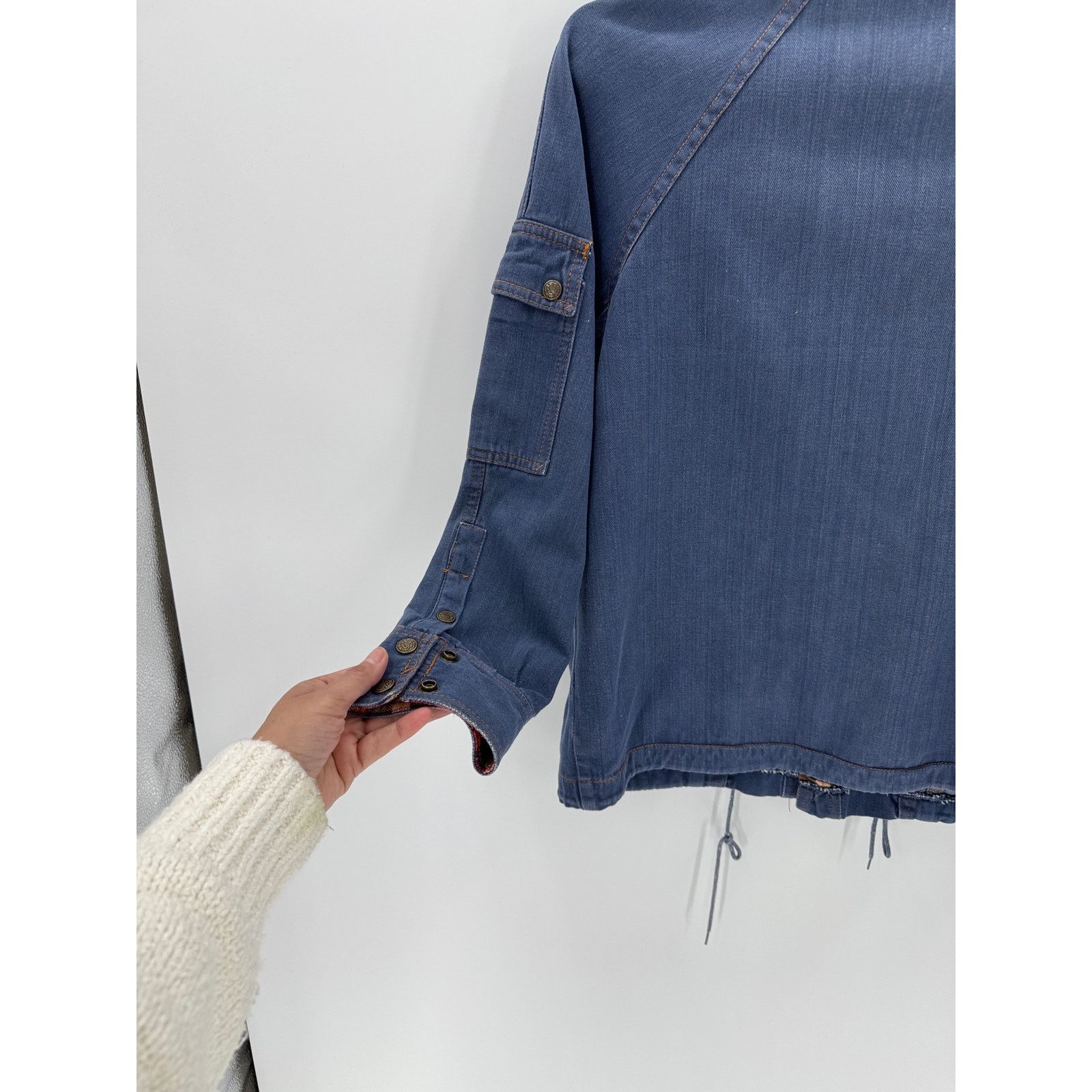 Other Vintage 80’s Valley Co Two Pocket Denim Button Up Jacket M Size M / US 6-8 / IT 42-44 - 8 Thumbnail