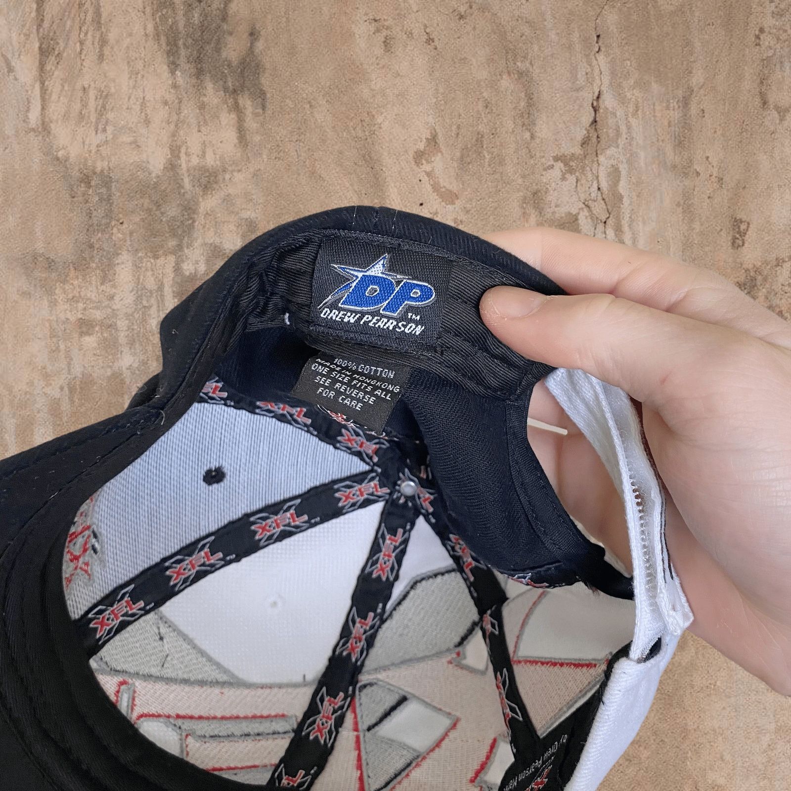 Vintage Vintage Y2K XFL Hat OSFA Large Embroidered Drew Pearson Size ONE SIZE - 6 Thumbnail