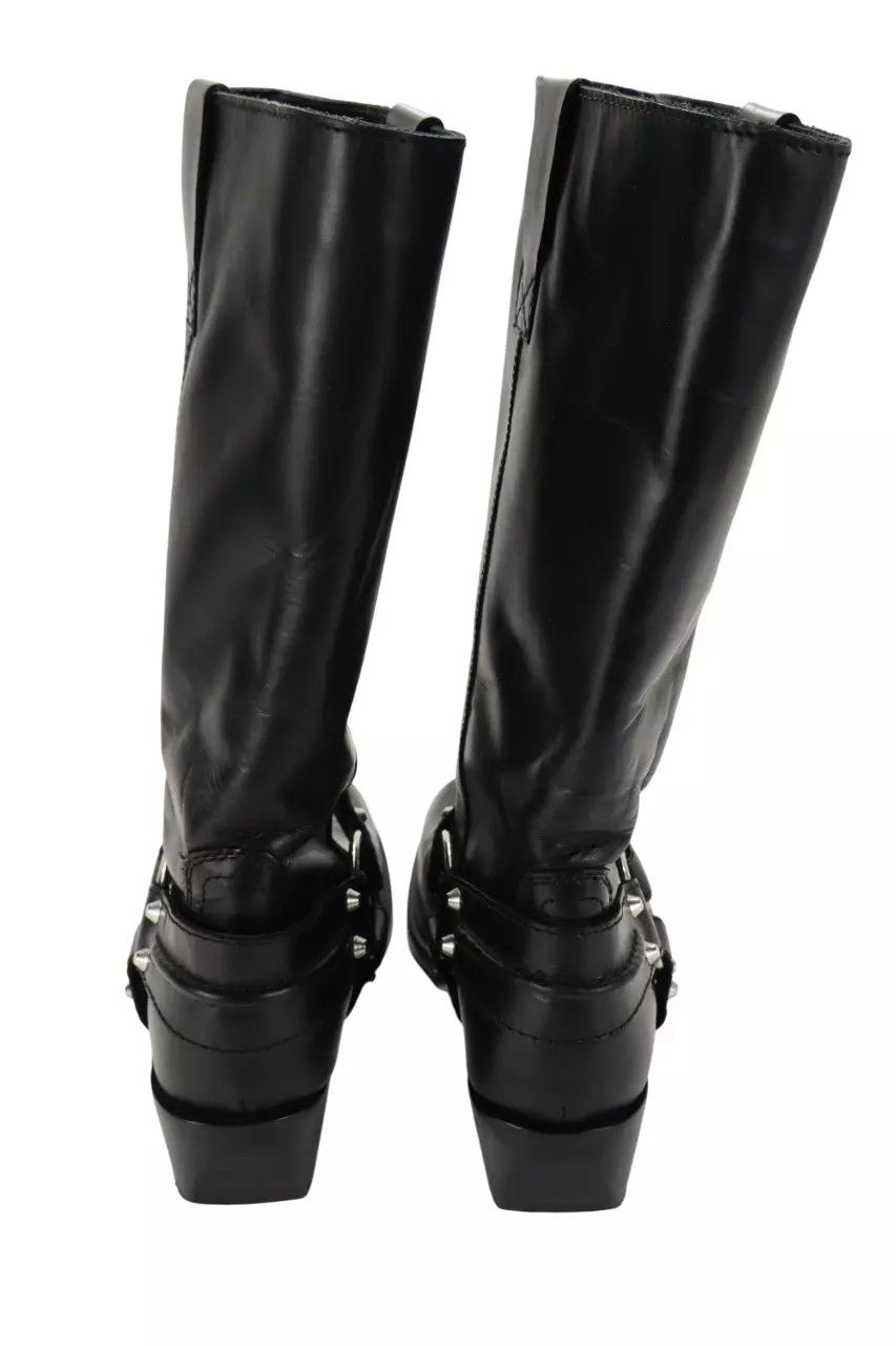 Sandro SANDRO Boots Women's EU 39 / UK 5.5 Leather Cuban Heel Size US 8 / IT 38 - 6 Thumbnail