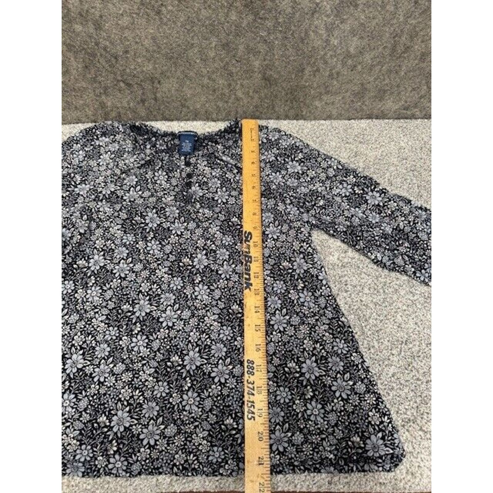 Architect Architect Blouse Petite Medium Floral Grunge Whimsigoth Size M / US 6-8 / IT 42-44 - 6 Thumbnail