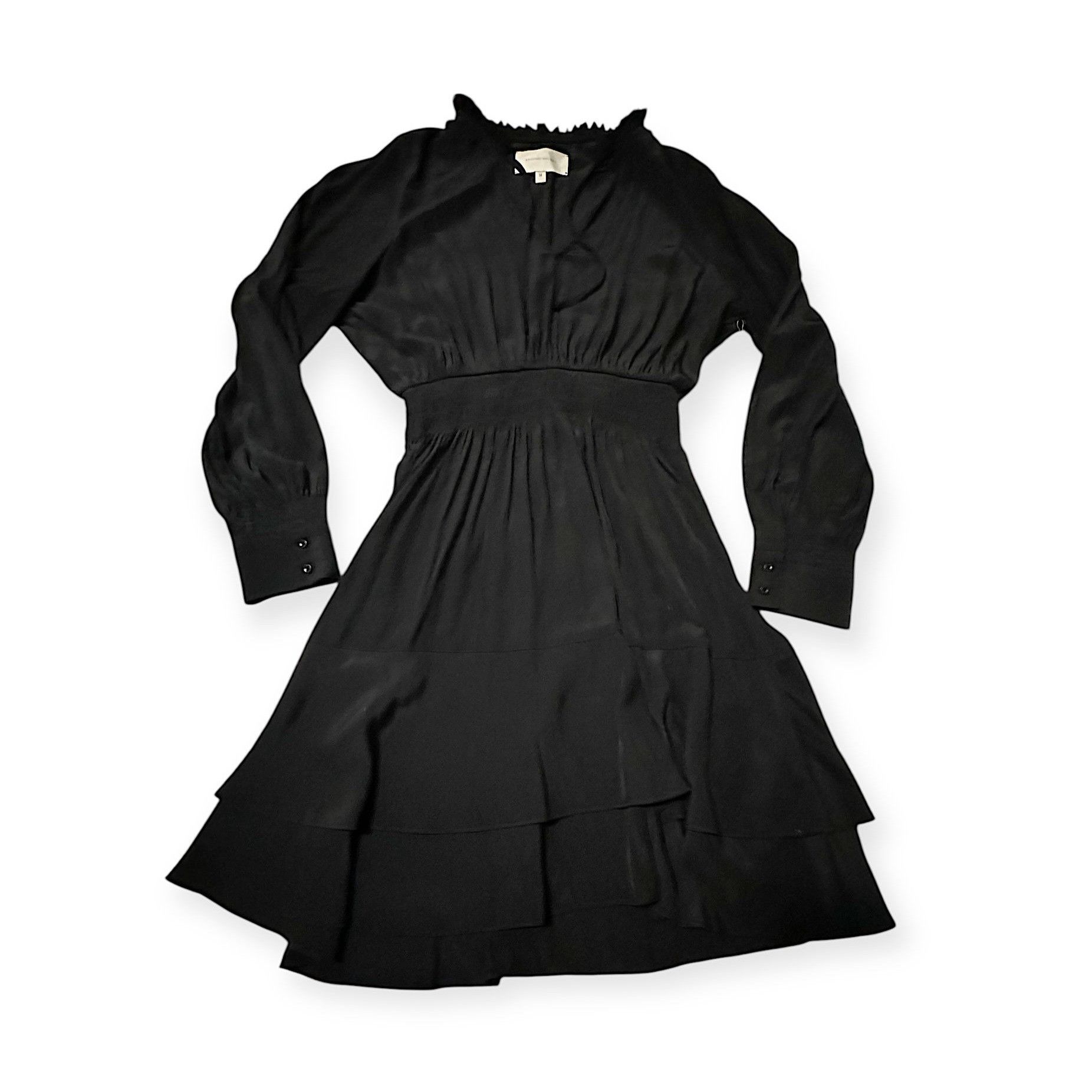 Brochu Walker Brochu Walker The Olivia Smocked Dress, Black Onyx, Size M, Size M / US 6-8 / IT 42-44 - 5 Thumbnail