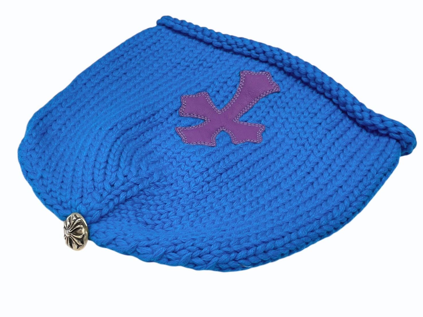 Chrome Hearts Chrome Hearts Cross Patch Knit Beanie Size ONE SIZE - 6 Thumbnail