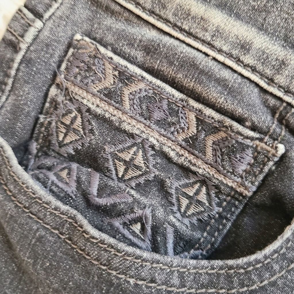Free People Driftwood Jackie free people faded black denim jeans sz 32 Size 32" / US 10 / IT 46 - 3 Thumbnail