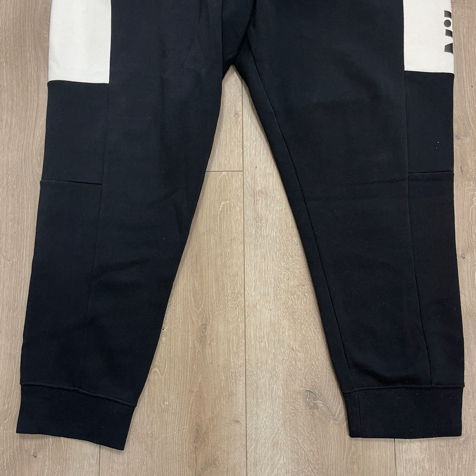 Nike Nike Air Men's Fleece Joggers sweatpants black white size XL Size US 30 / EU 46 - 3 Thumbnail