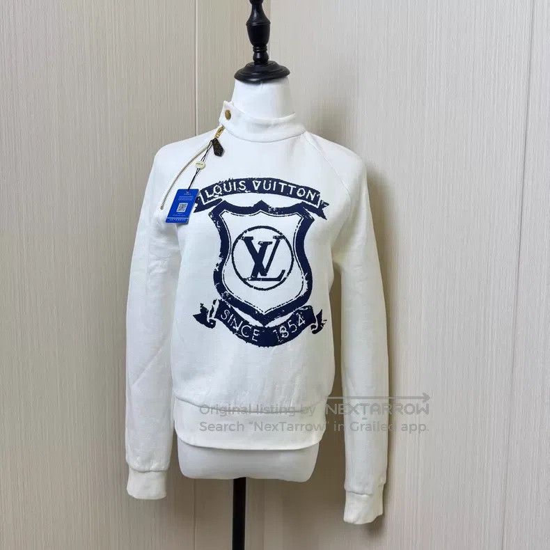 Louis Vuitton Louis Vuitton Navy Hoodie Size US S / EU 44-46 / 1 - 1 Thumbnail