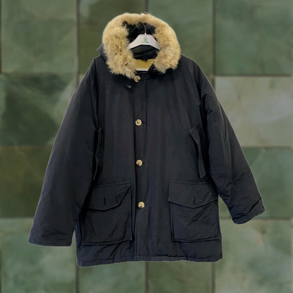 Vintage Woolrich Arctic Parka Men’s XXL Black Fur Hood 100% Down Vintage USA Made #rm Size US XXL / EU 58 / 5 - 1 Thumbnail