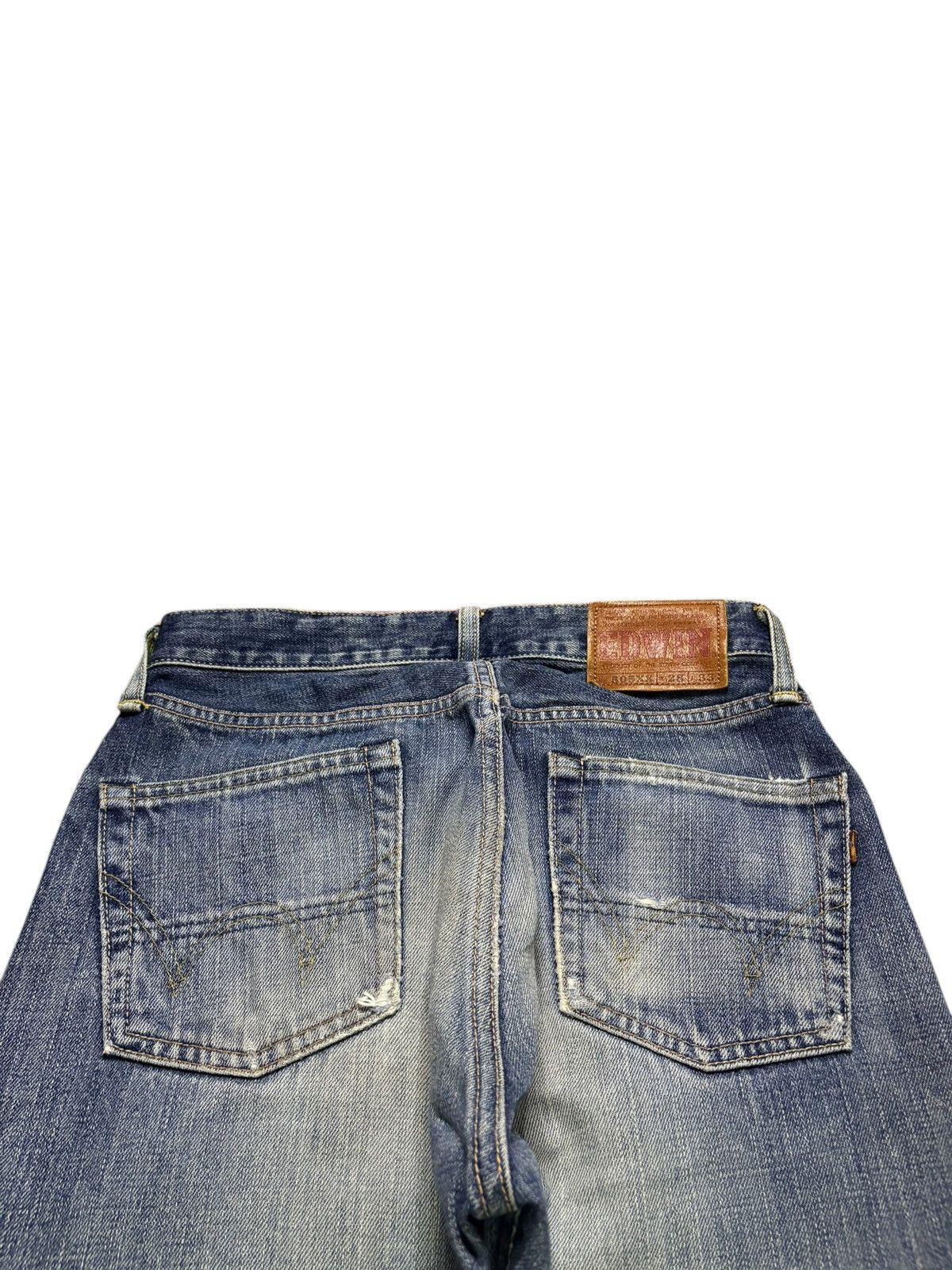 Edwin Vintage Edwin 505XX Selvedge Distressed Loose Jeans Size US 28 / EU 44 - 9 Thumbnail