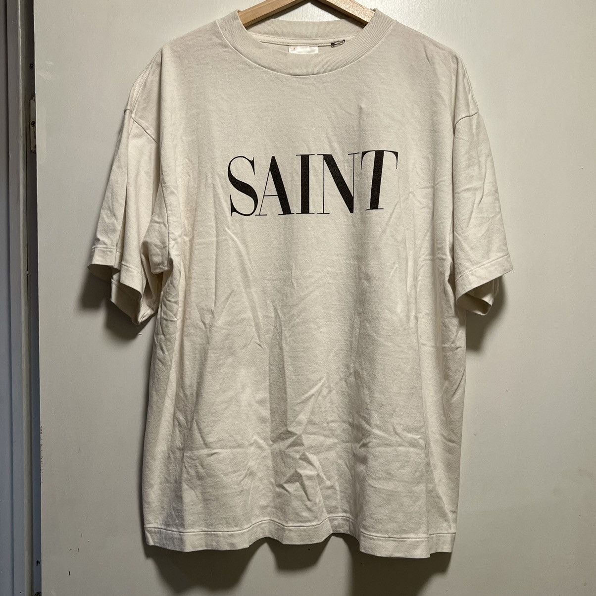 Saint Michael Saint SS Tee White Short Sleeve T Shirts