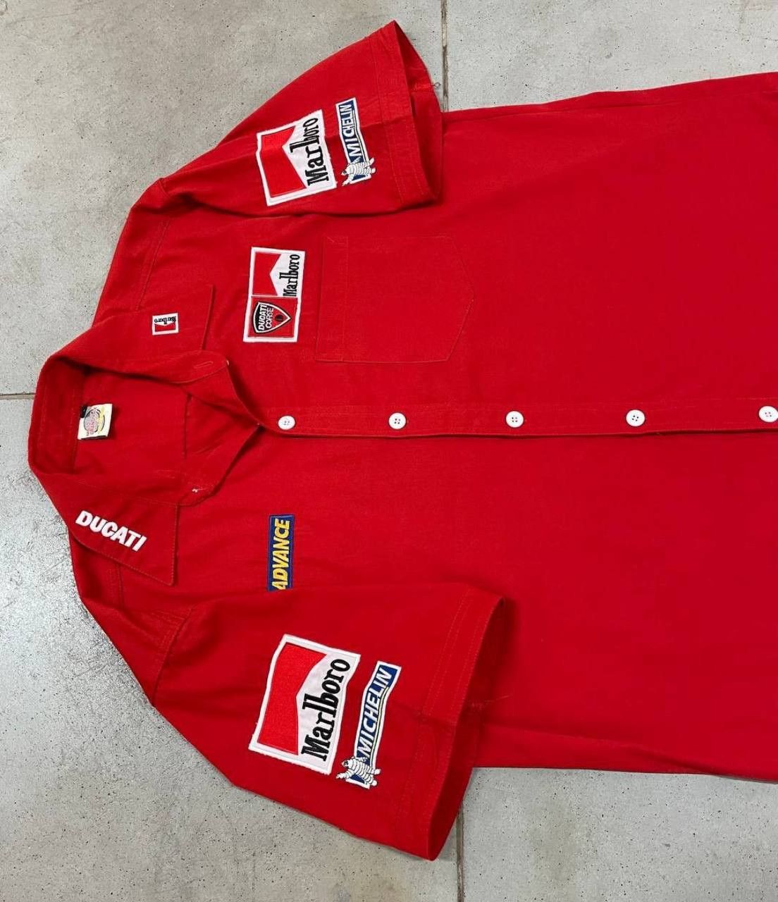 Marlboro × Vintage VERY RARE MARLBORO x DUCATTI RACING SHIRT Size US XXL / EU 58 / 5 - 8 Thumbnail