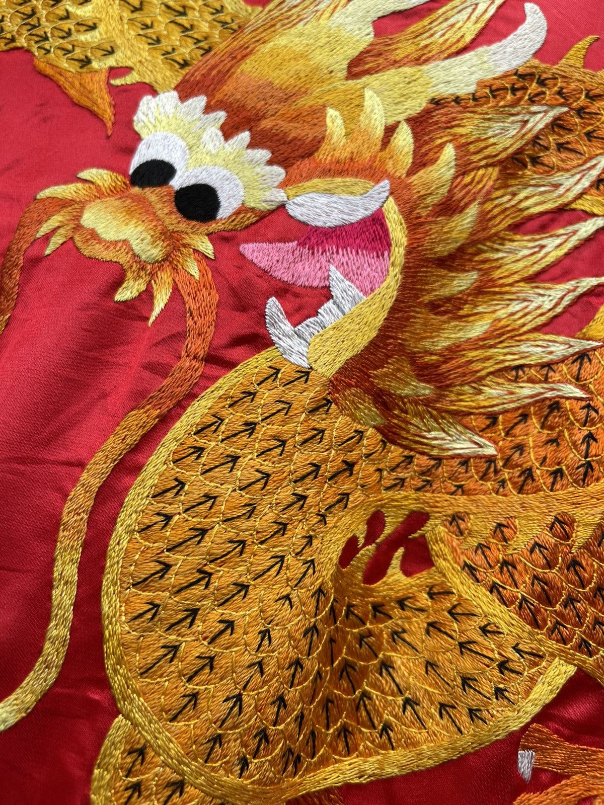 Japanese Brand 🔥RARE🔥Vintage Japanese Brand Embroidery Dragon Kimono Jacket Size US XL / EU 56 / 4 - 12 Thumbnail