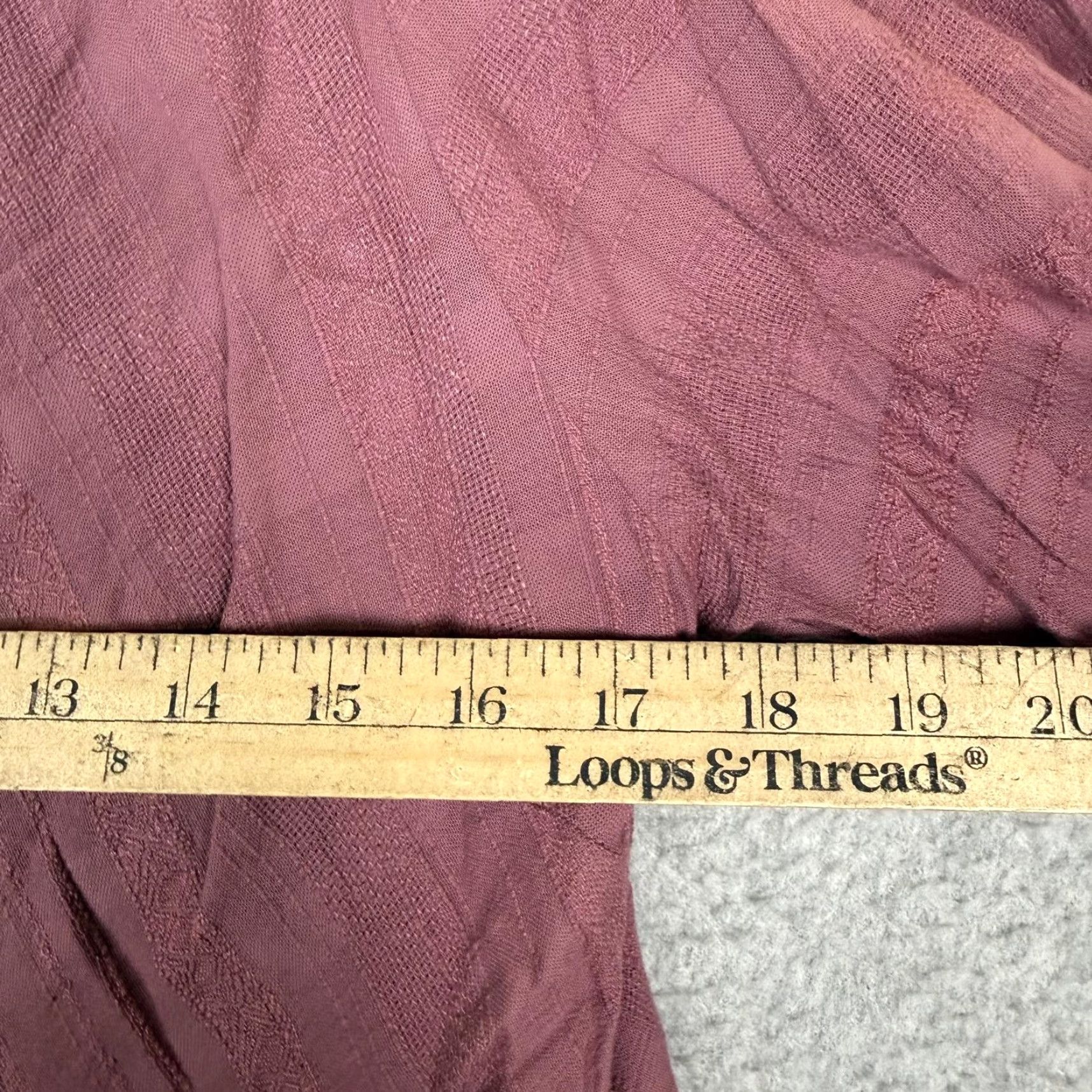 Soft Surroundings Soft Surroundings Dress A-Line 3/4 Sleeve Lined Mauve M Pink Knee Length Women’s Medium Regular Cotton Blend Size M / US 6-8 / IT 42-44 - 4 Thumbnail
