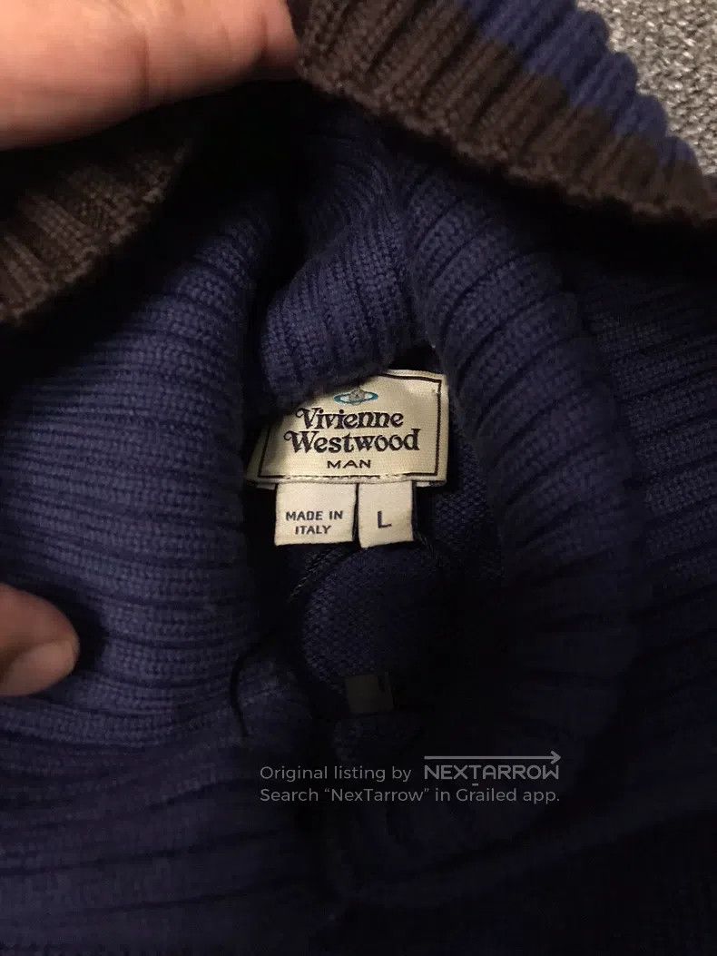 Vivienne Westwood Vivienne Westwood Sweater, Full Wool Material, Two-Tone, S Size US L / EU 52-54 / 3 - 4 Thumbnail