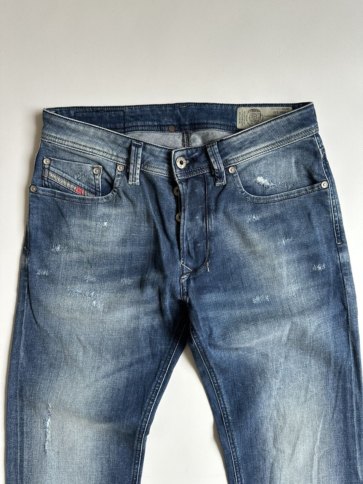 Diesel Vintage Y2K Diesel Larkee Faded Denim Jeans Size W29 L32 Size US 29 - 8 Thumbnail