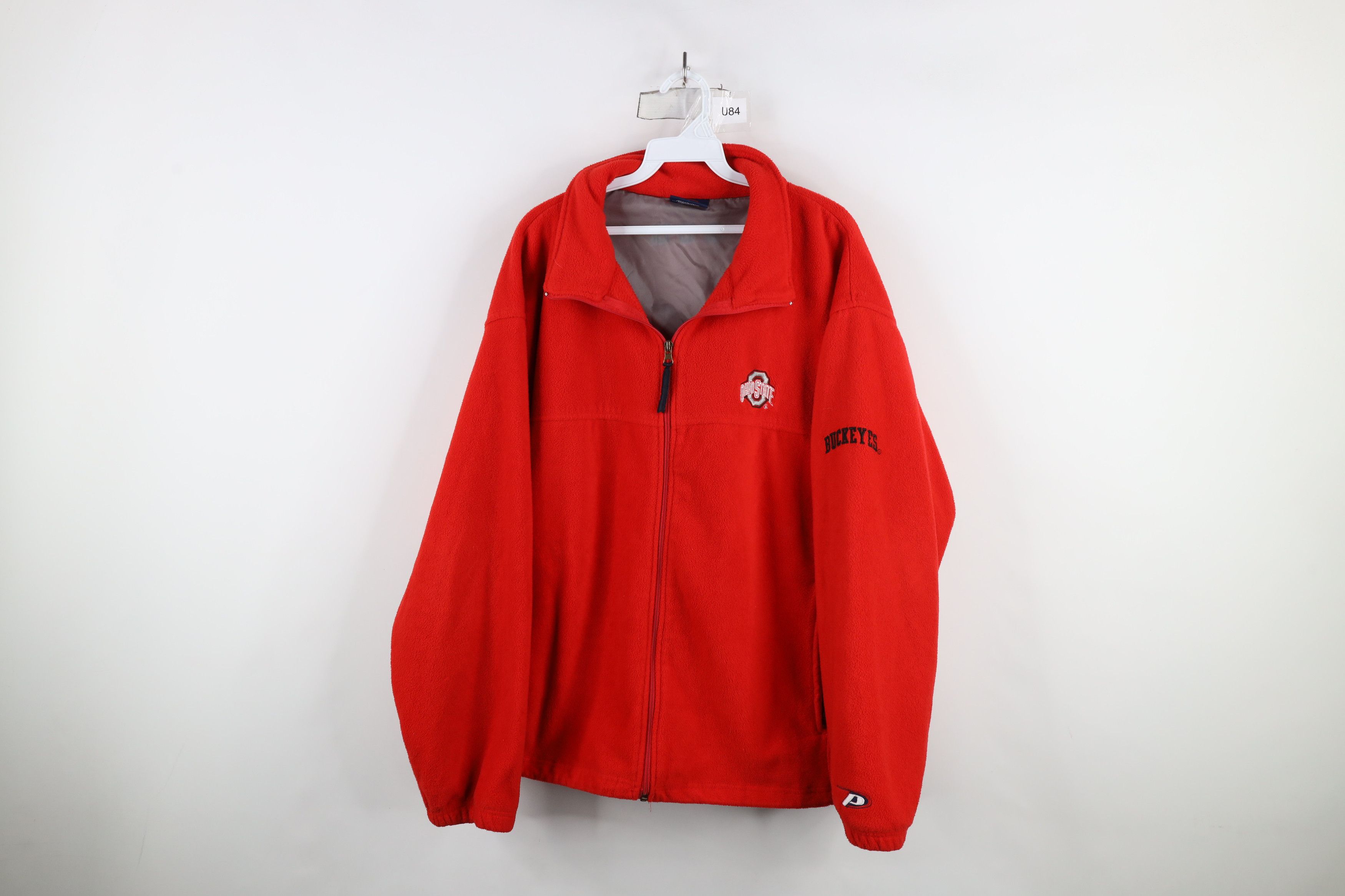 Vintage Vintage 90s Ohio State University Lined Full Zip Jacket Size US L / EU 52-54 / 3 - 1 Thumbnail