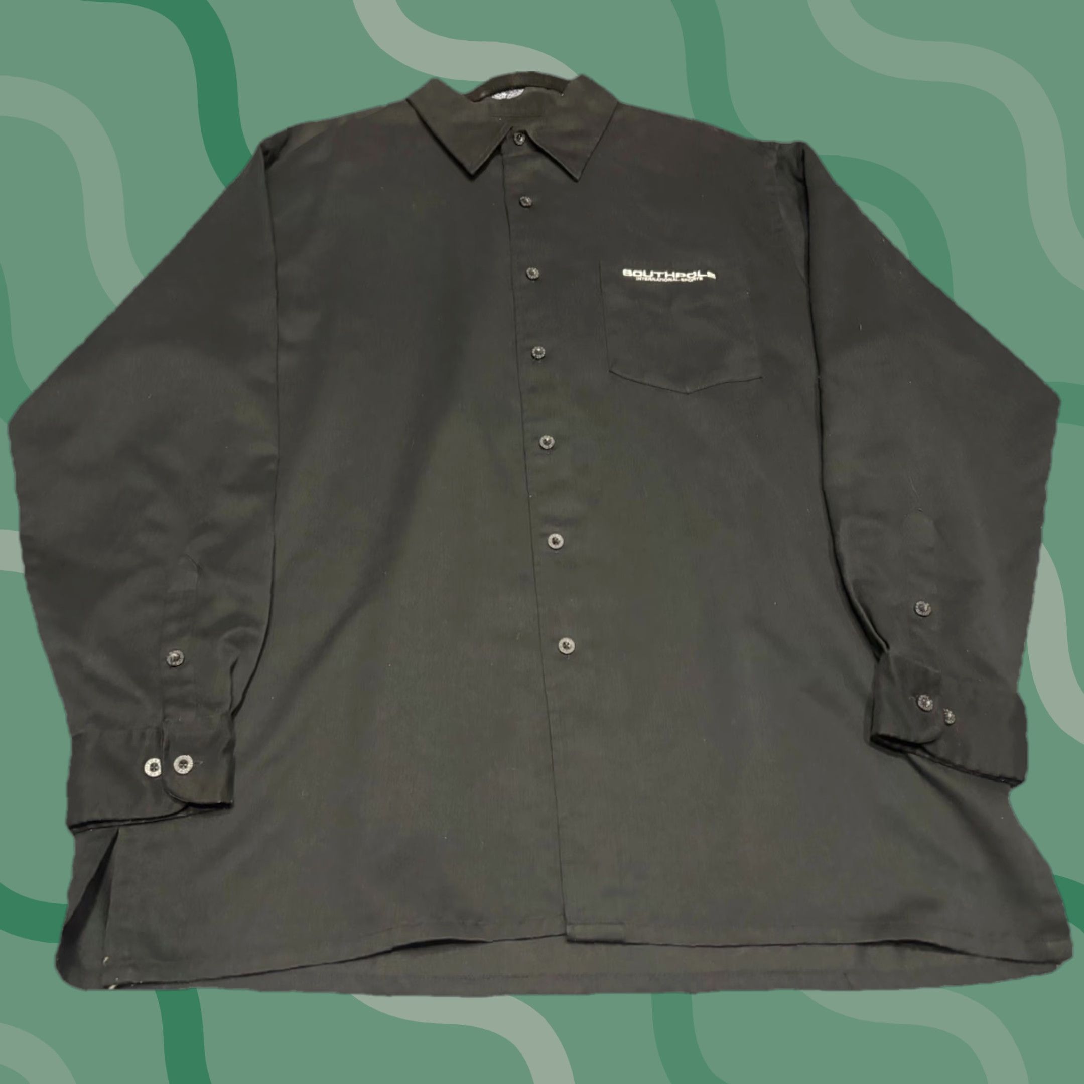 Southpole VINTAGE Southpole Button-Up Shirt XL Black Size US XL / EU 56 / 4 - 1 Thumbnail