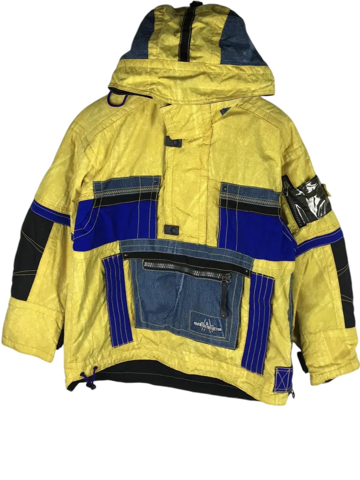 Japanese Brand Vintage PHENIX Technical Ski Yellow Blue Black Multi-Pocket Size US L / EU 52-54 / 3 - 1 Thumbnail