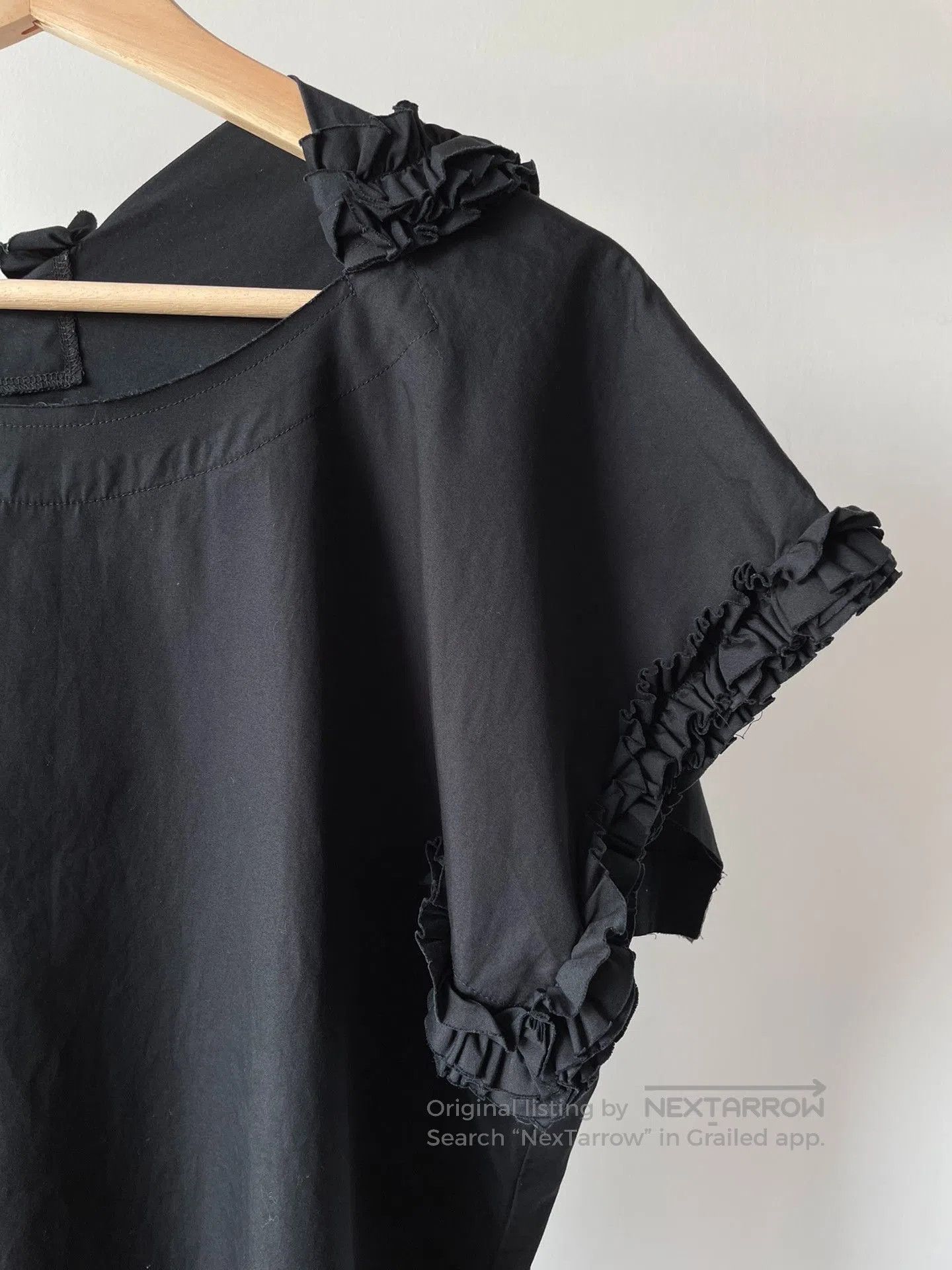 Comme des Garcons PLAY Comme des Garçons Black Lace Short-Sleeve Top. Size M / US 6-8 / IT 42-44 - 3 Thumbnail