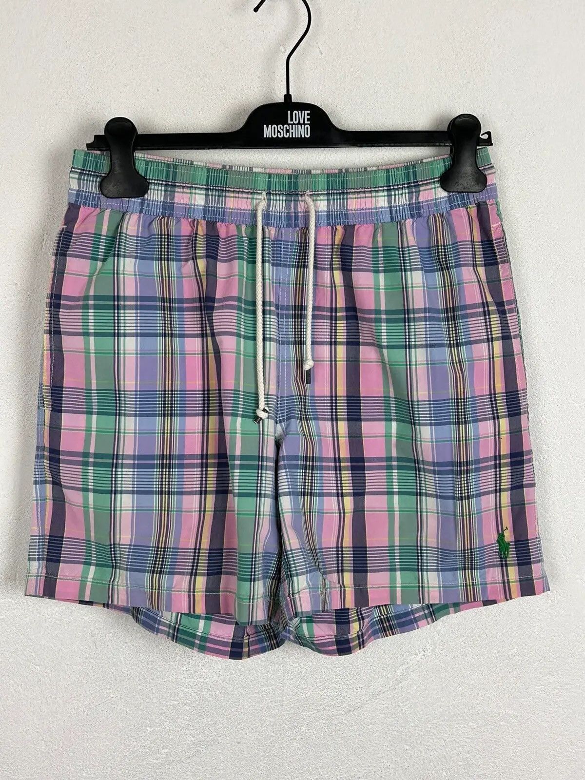 Polo Ralph Lauren Vintage Polo By Ralph Lauren Swimwear Checkered Shorts Size US 30 / EU 46 - 1 Thumbnail