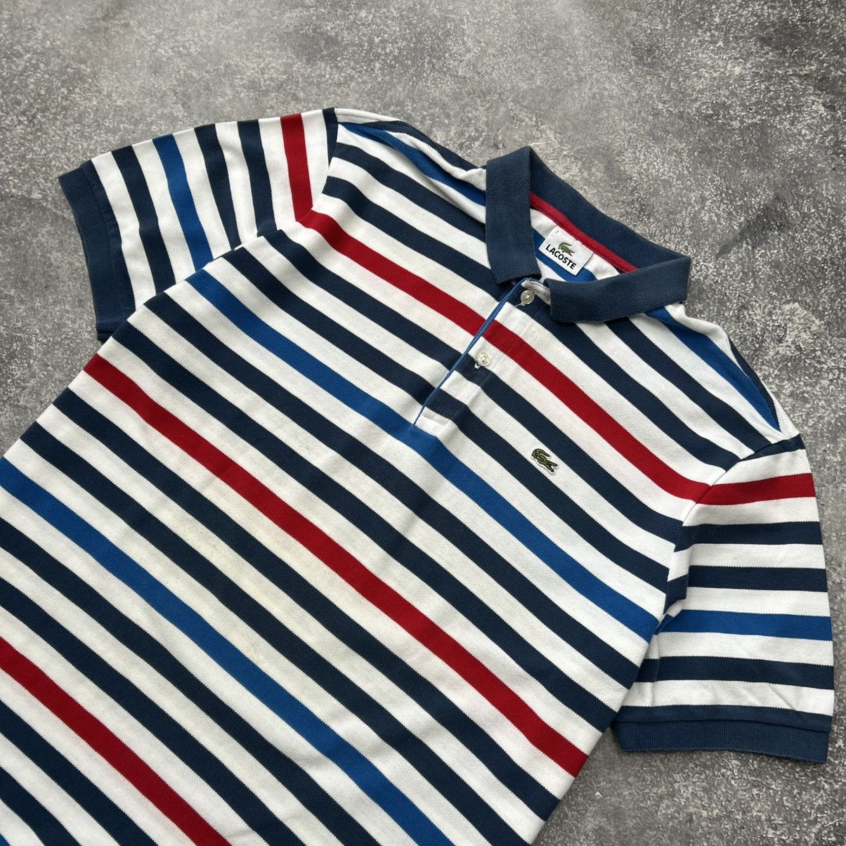 Lacoste Mens Lacoste Small logo Streetwear multicolor polo Size US XL / EU 56 / 4 - 2 Thumbnail