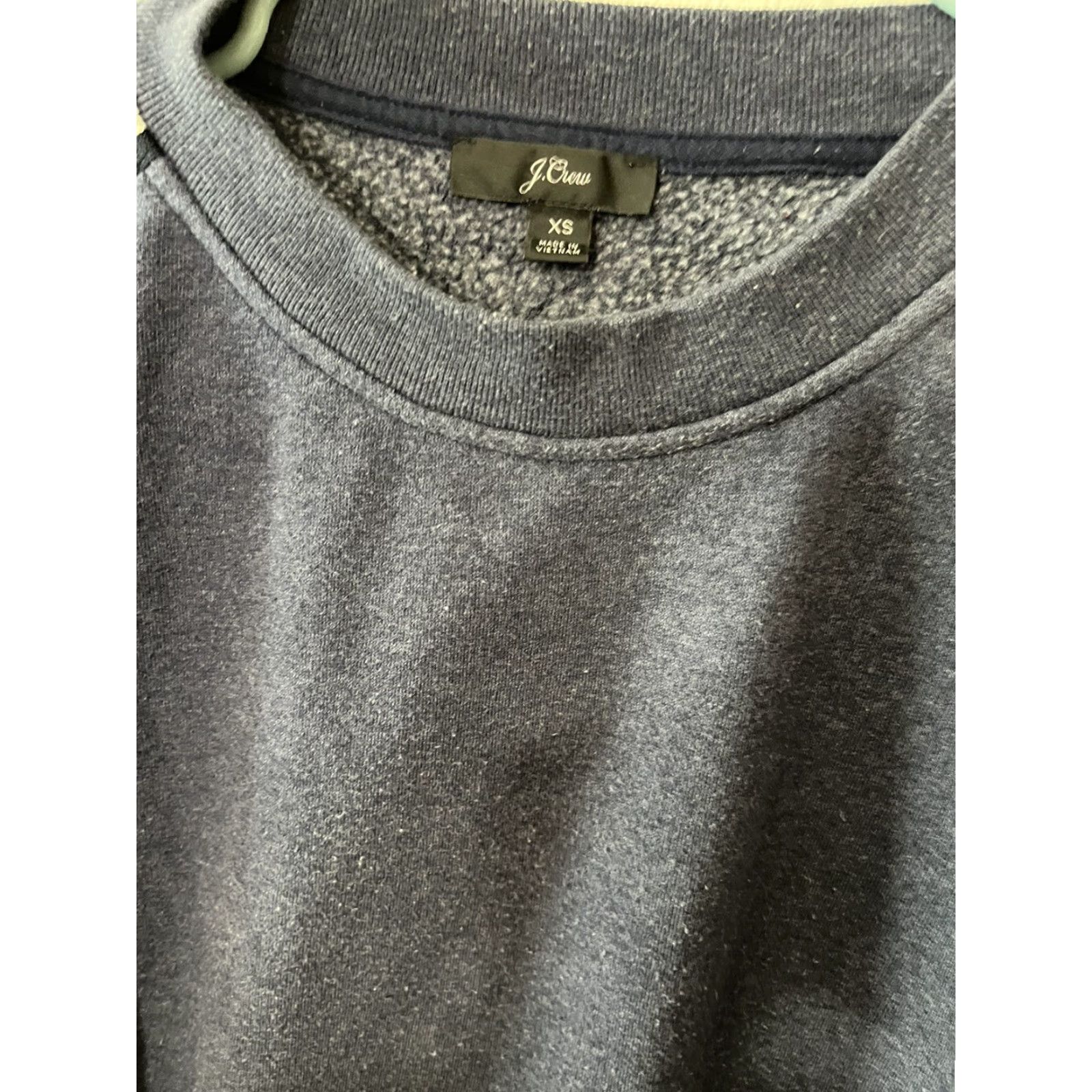 J.Crew VINTAGE J.CREW Womens Sweatshirt Pullover Long Sleeve Crew Neck Activewear Blue XS Size XS / US 0-2 / IT 36-38 - 3 Thumbnail
