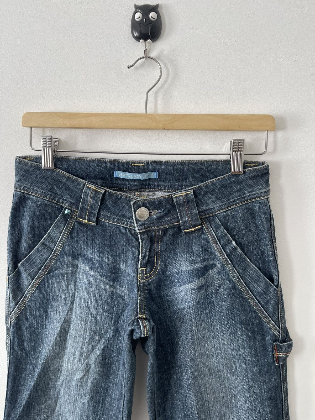 Levi's Rare Vintage LEVIS Lady Style Bootcut Flare Buckleback Style Size 29" - 11 Thumbnail