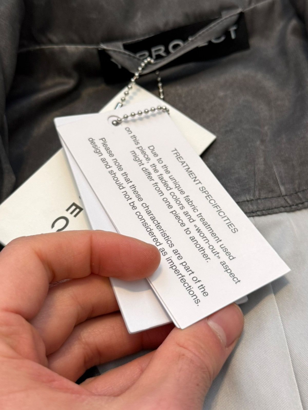 $1,000 Pop Up Nylon Grey Jacket