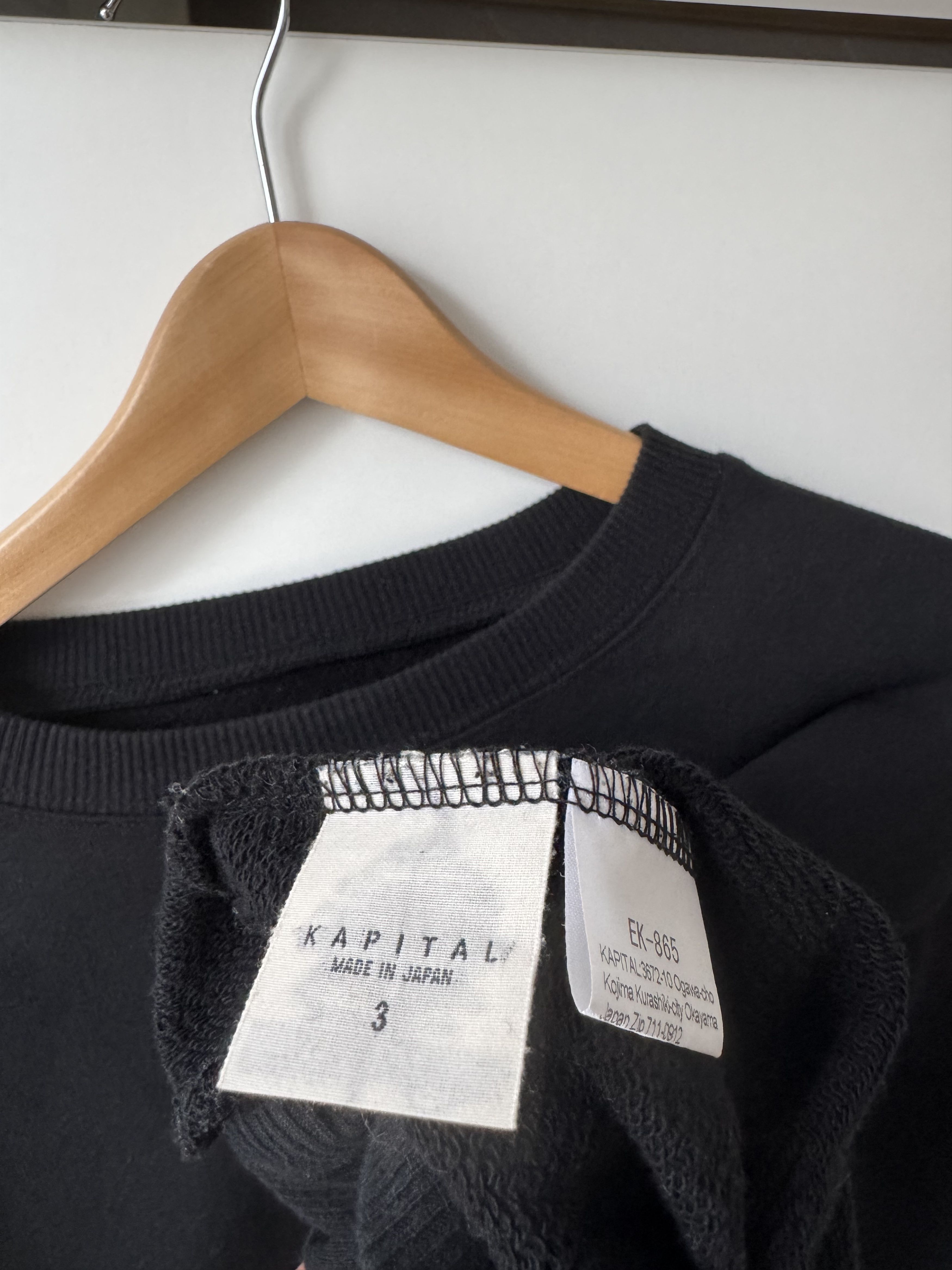 Kapital [3] ECO Smilie Fleece Knit Crew Sweat (FW21) Size US L / EU 52-54 / 3 - 7 Thumbnail