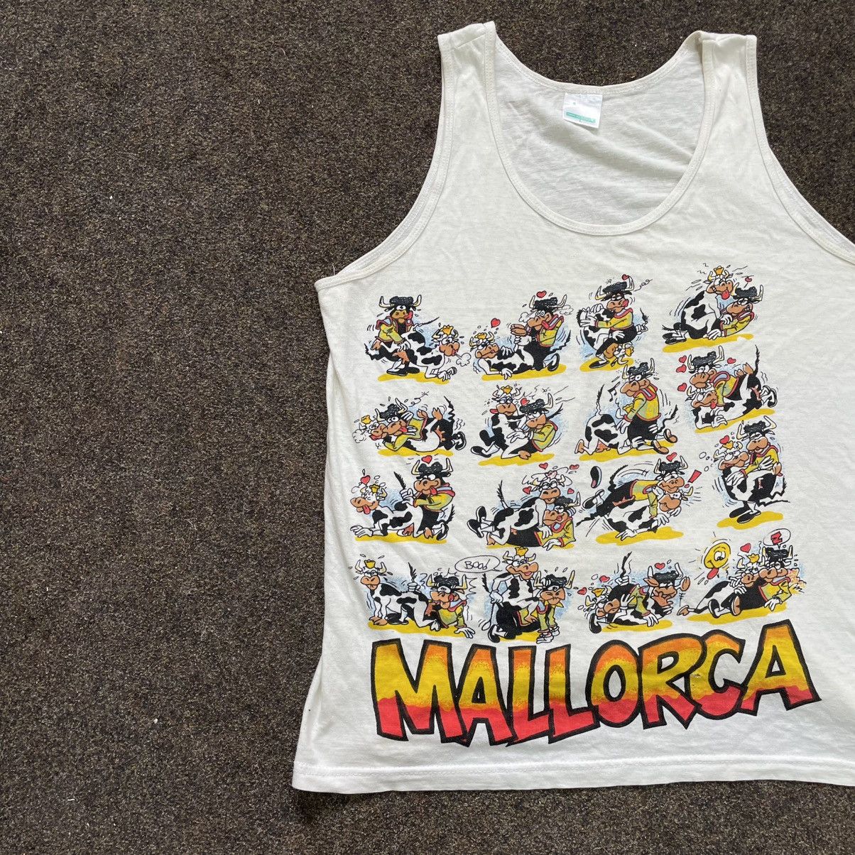 Vintage VINTAGE ADULT “ SEX MALLORCA COWS ” FUNNY TEE Y2K 90s Size US M / EU 48-50 / 2 - 2 Thumbnail
