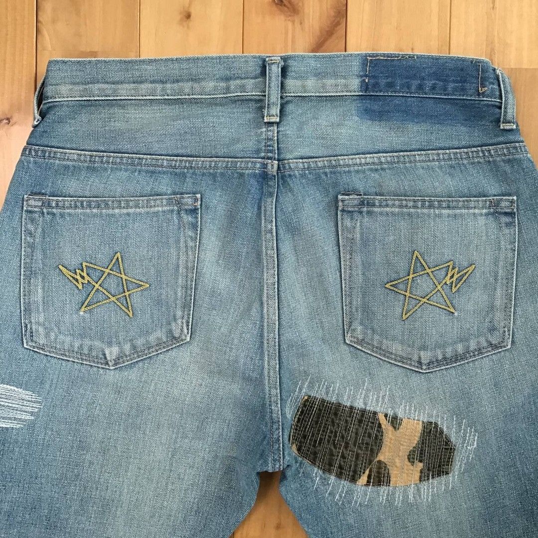 Bape BAPE camo denim pants 1st camo yellow a bathing ape ★size S Size US 30 / EU 46 - 3 Thumbnail