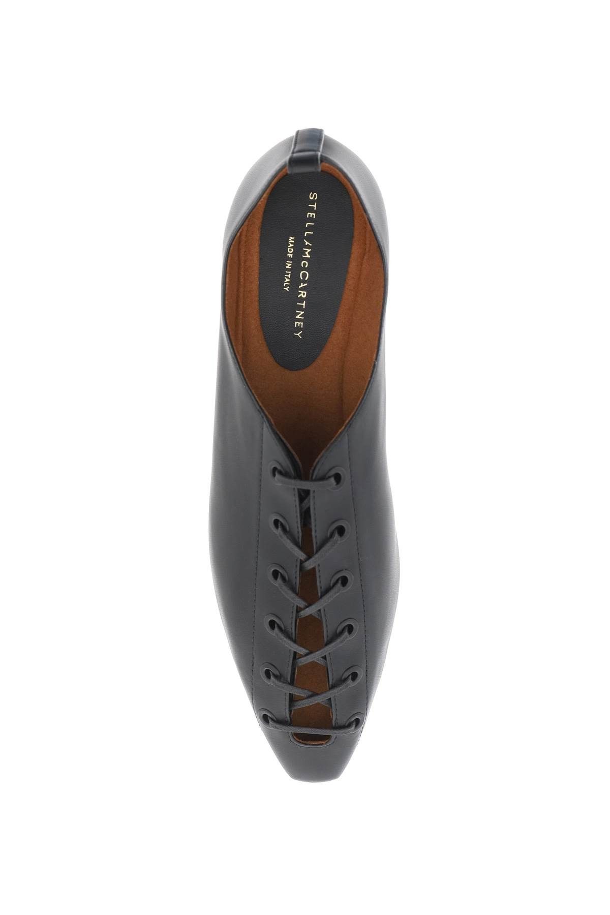 image of Stella Mccartney Lace-Up Alter Mat Baller Shoes in Black, Women's (Size 7)