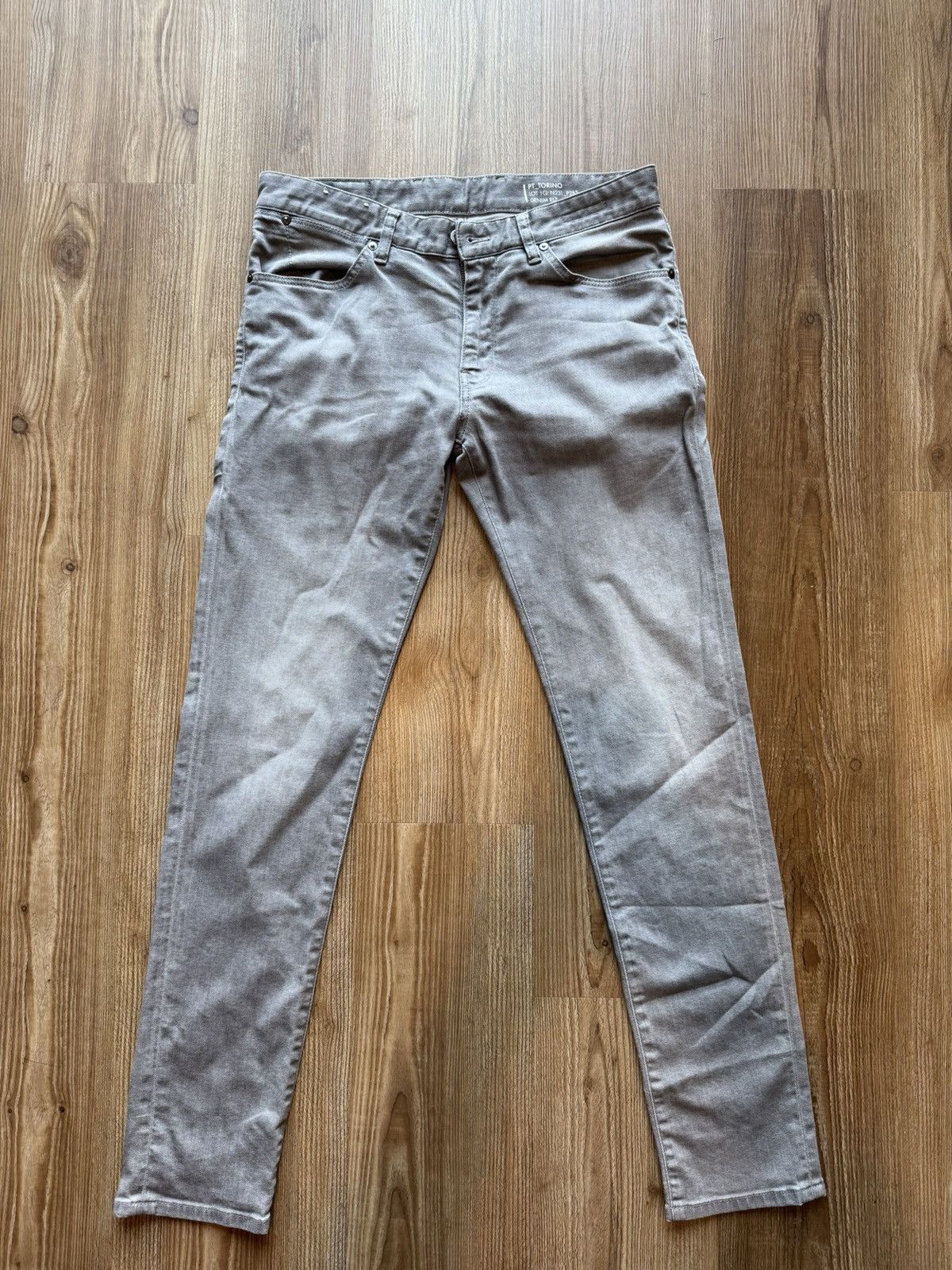 PT Torino PT Torino Grey Denim Size US 32 / EU 48 - 1 Thumbnail