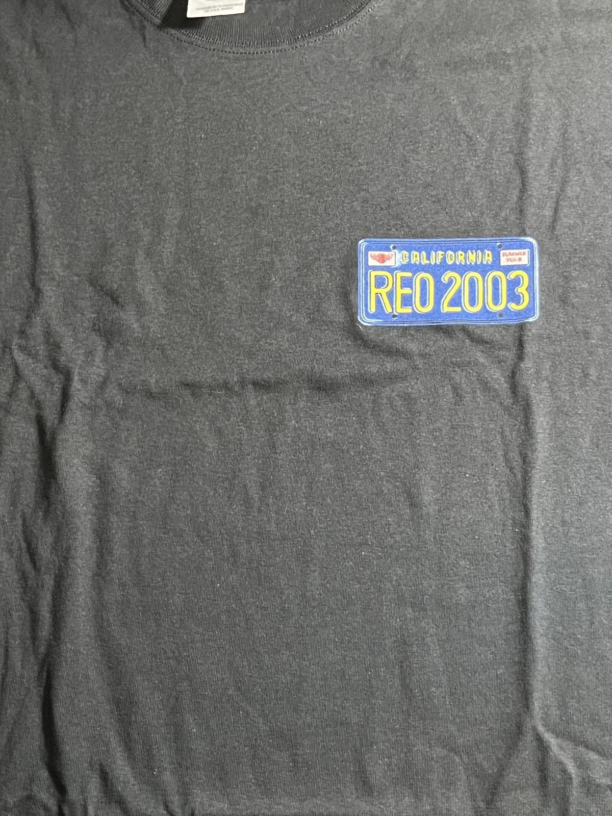 Designer Vintage REO Speedwagon Tour Tee - Back On The Road Again - L Size US L / EU 52-54 / 3 - 4 Thumbnail