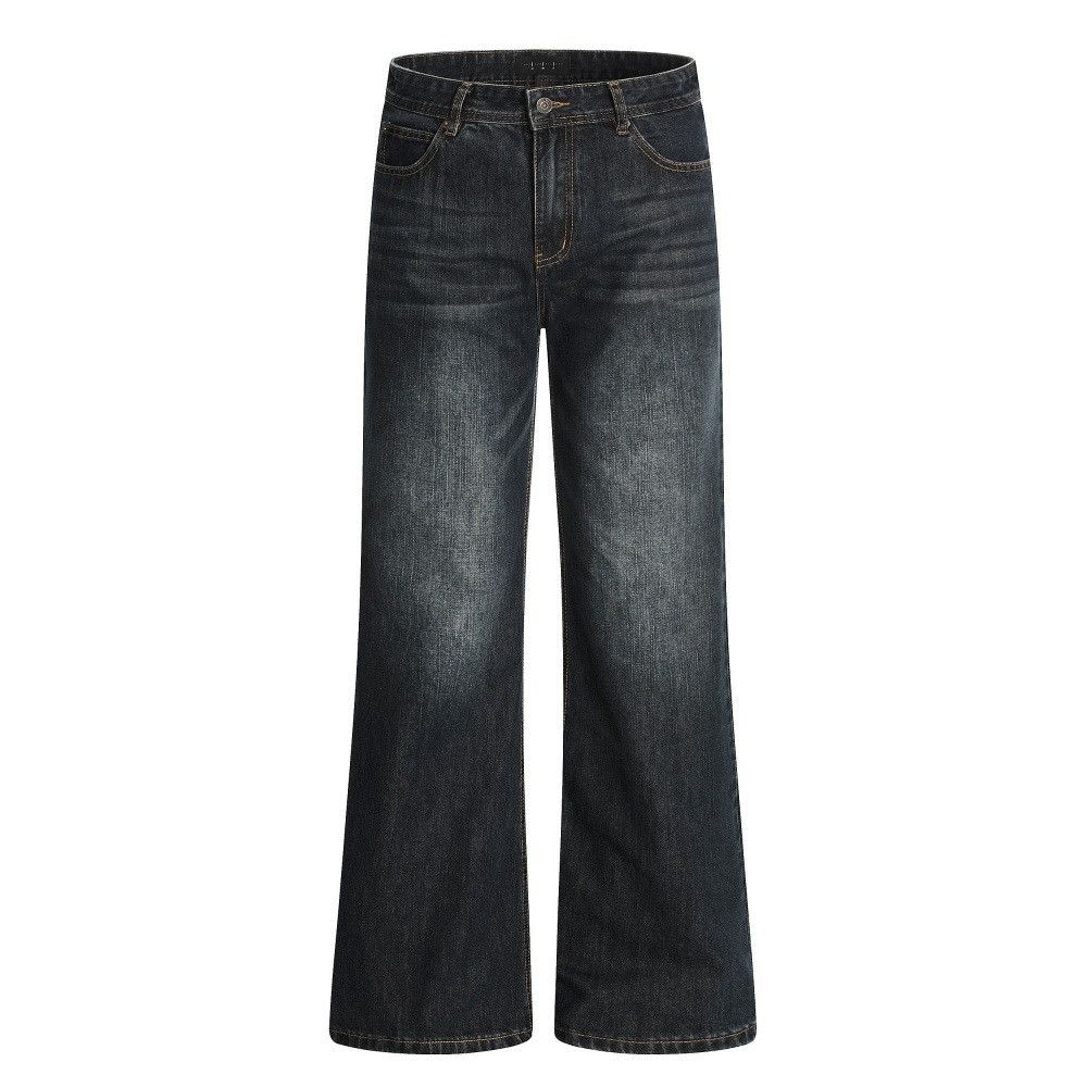 Japanese Brand × Jean Hippie street men's cargo distressed washed flared jeans Size US 32 / EU 48 - 1 Thumbnail