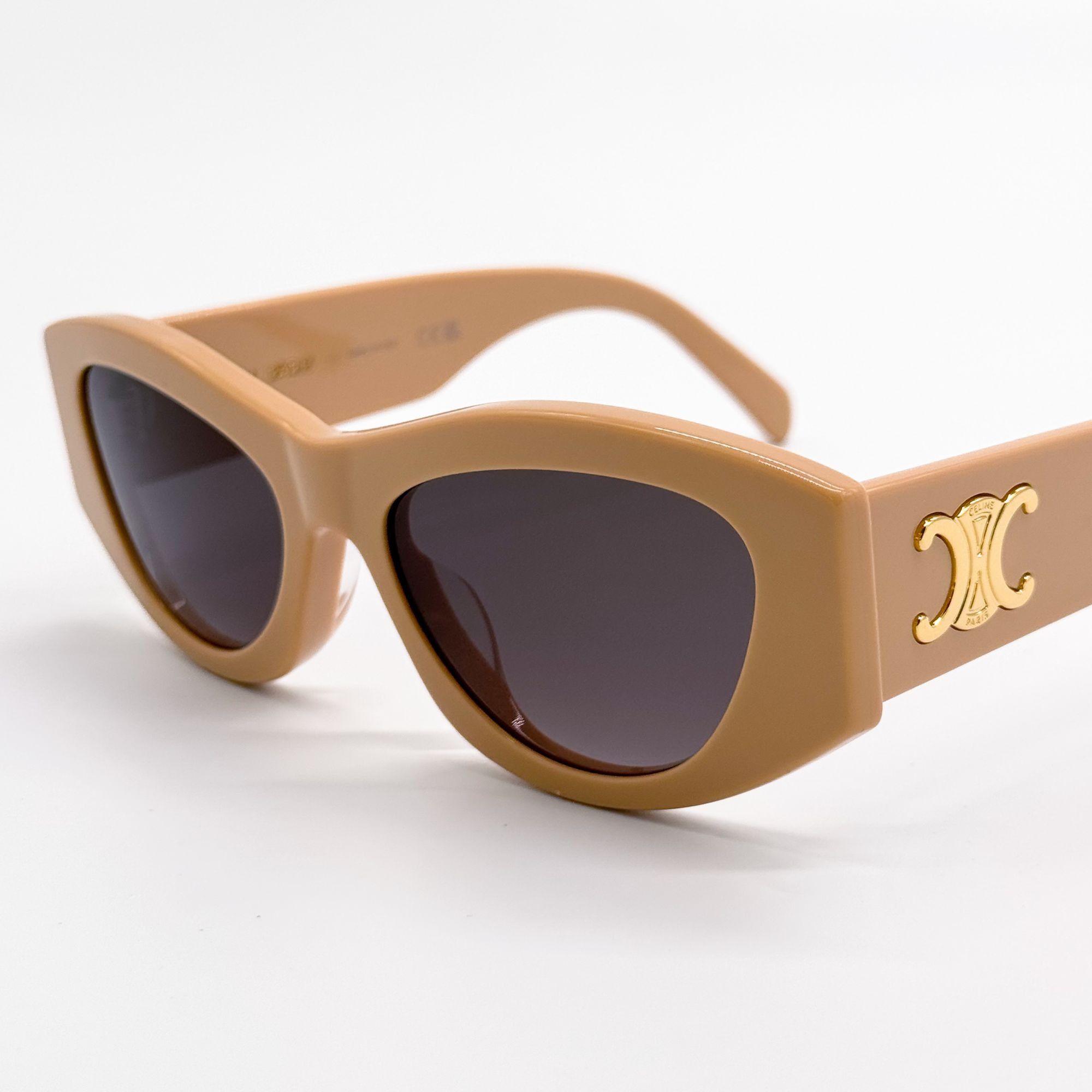 Celine NEW CL40308U 57B CELINE BEIGE NUDE WOMEN SUNGLASSES CELINE Size ONE SIZE - 5 Thumbnail