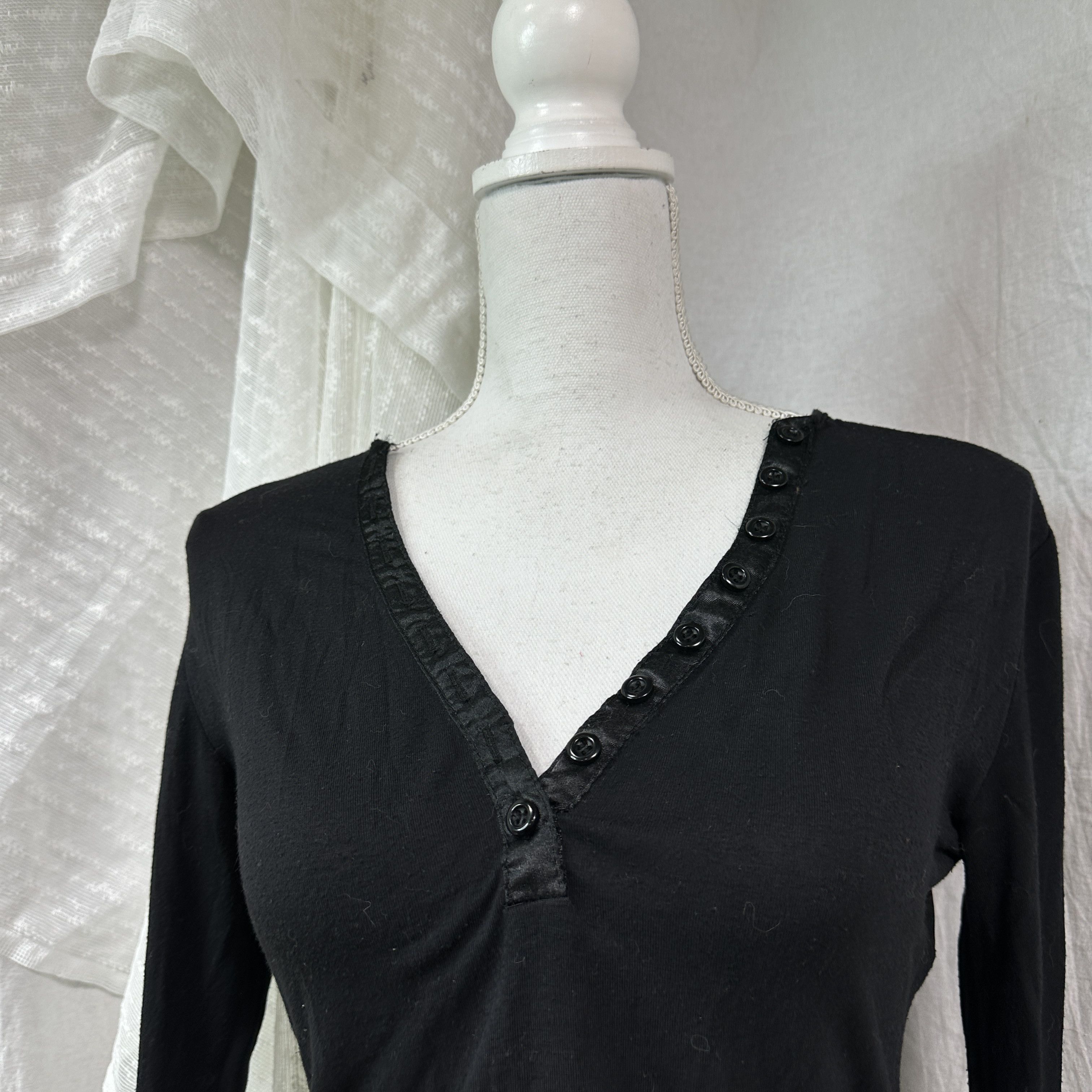 Miss Sixty Vintage Mesh Back Sheer Miss Sixty Longsleeve 00s Size M / US 6-8 / IT 42-44 - 4 Thumbnail