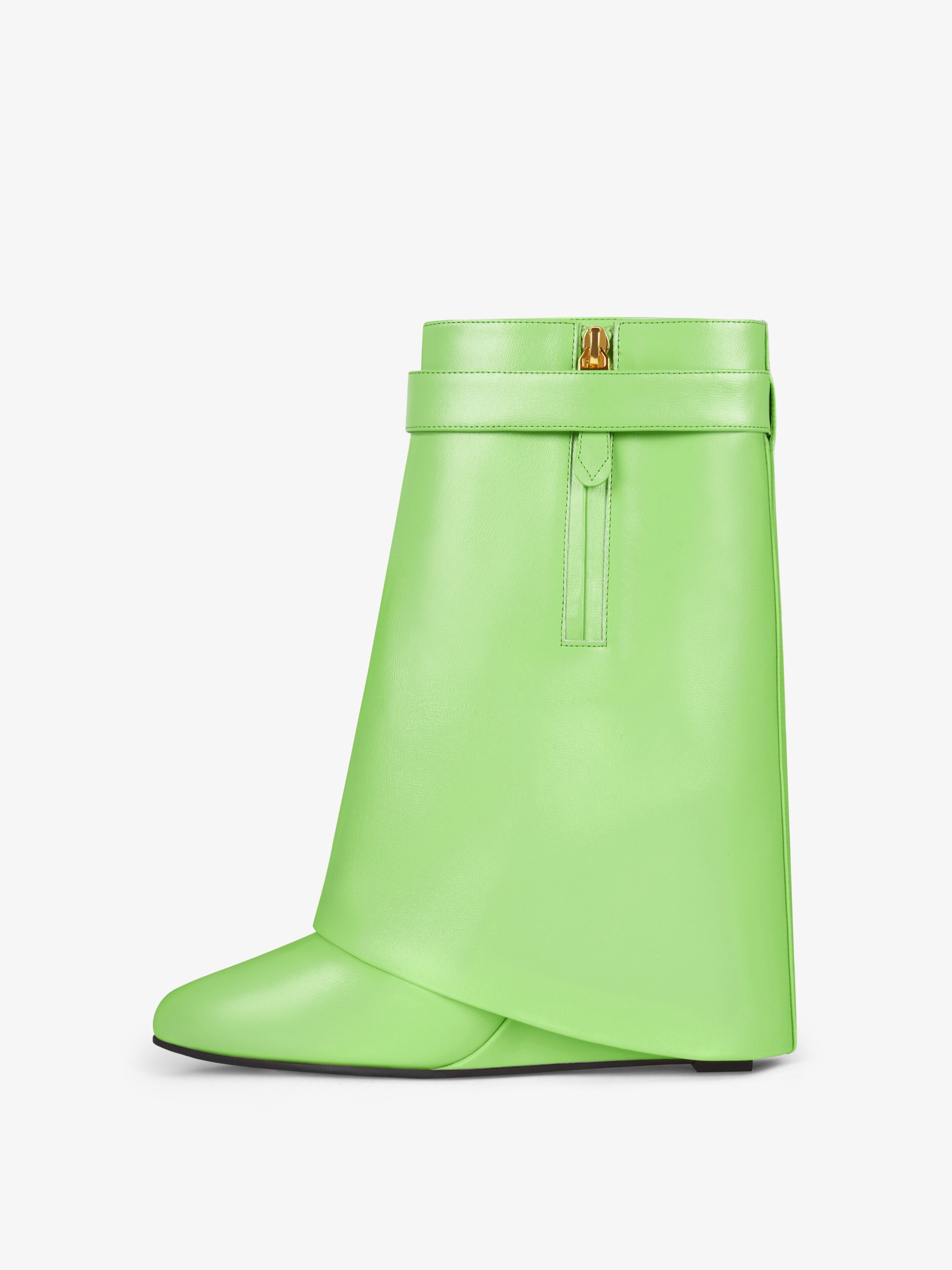 Givenchy o1srvl11e0525 Shark Lock Boots 90mm in Mint Green Size US 9.5 / IT 39.5 - 4 Thumbnail