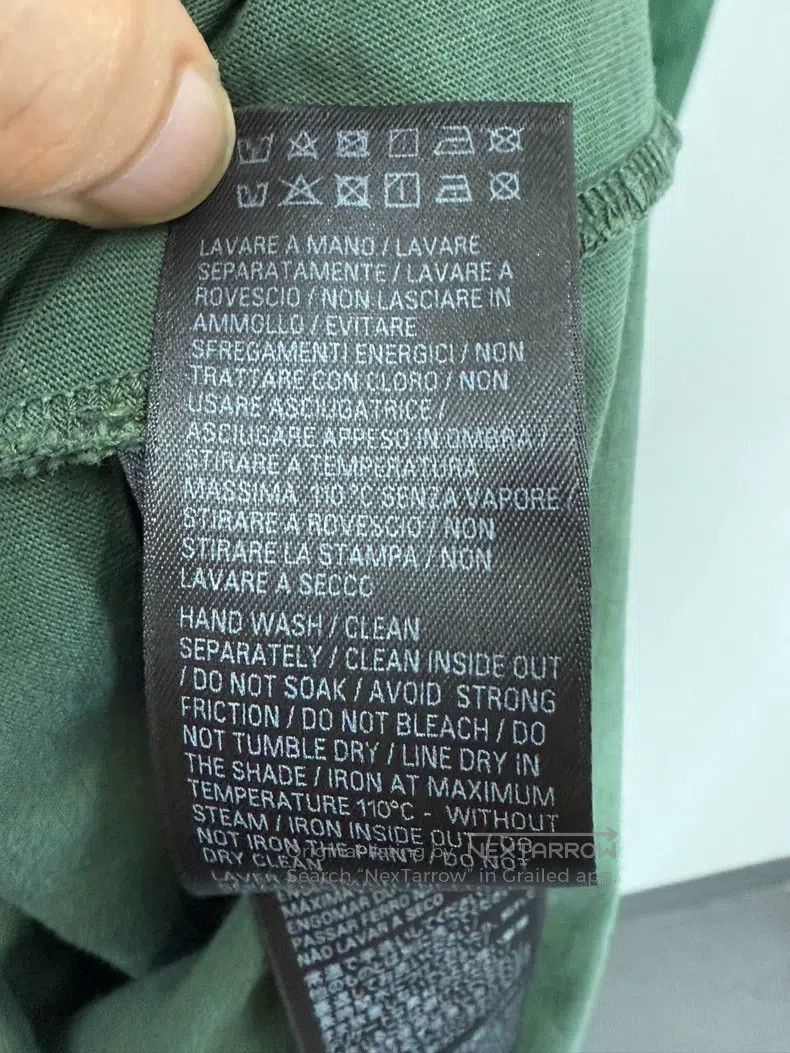 Balenciaga Balenciaga Green Tape Letter Short Sleeve, Size M Size US M / EU 48-50 / 2 - 5 Thumbnail