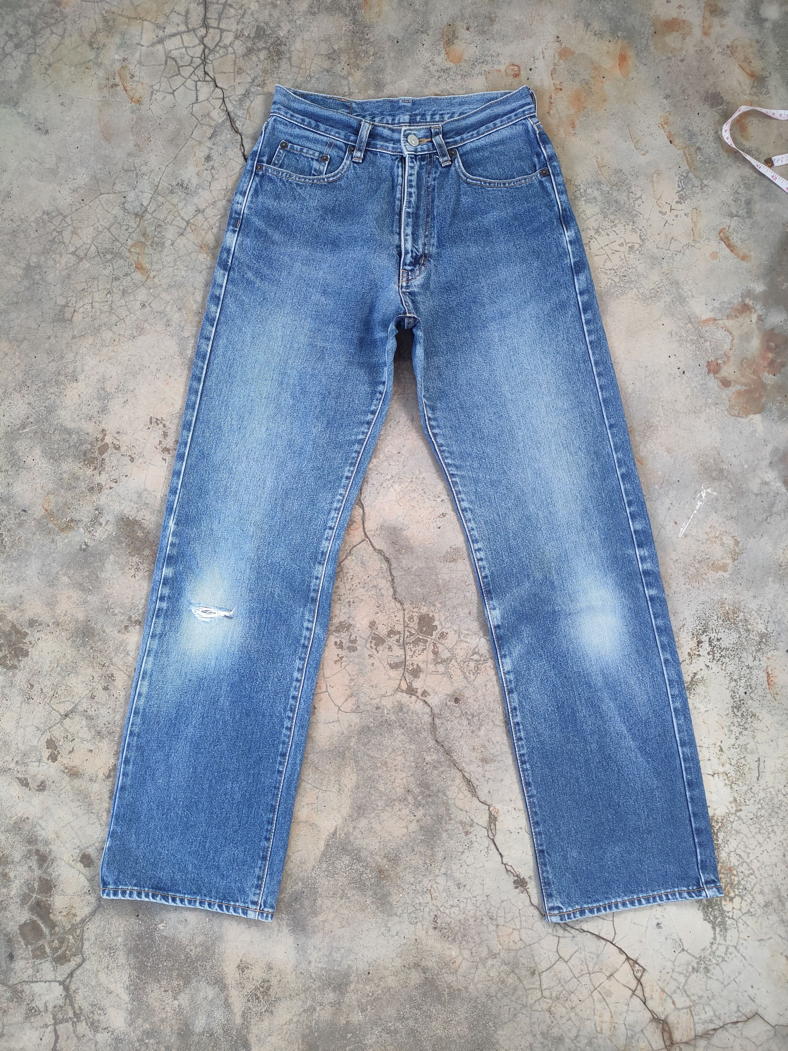 Warehouse W27 VINTAGE WAREHOUSE FADED BLUE WASH JEAN PANTS Size US 27 - 1 Thumbnail