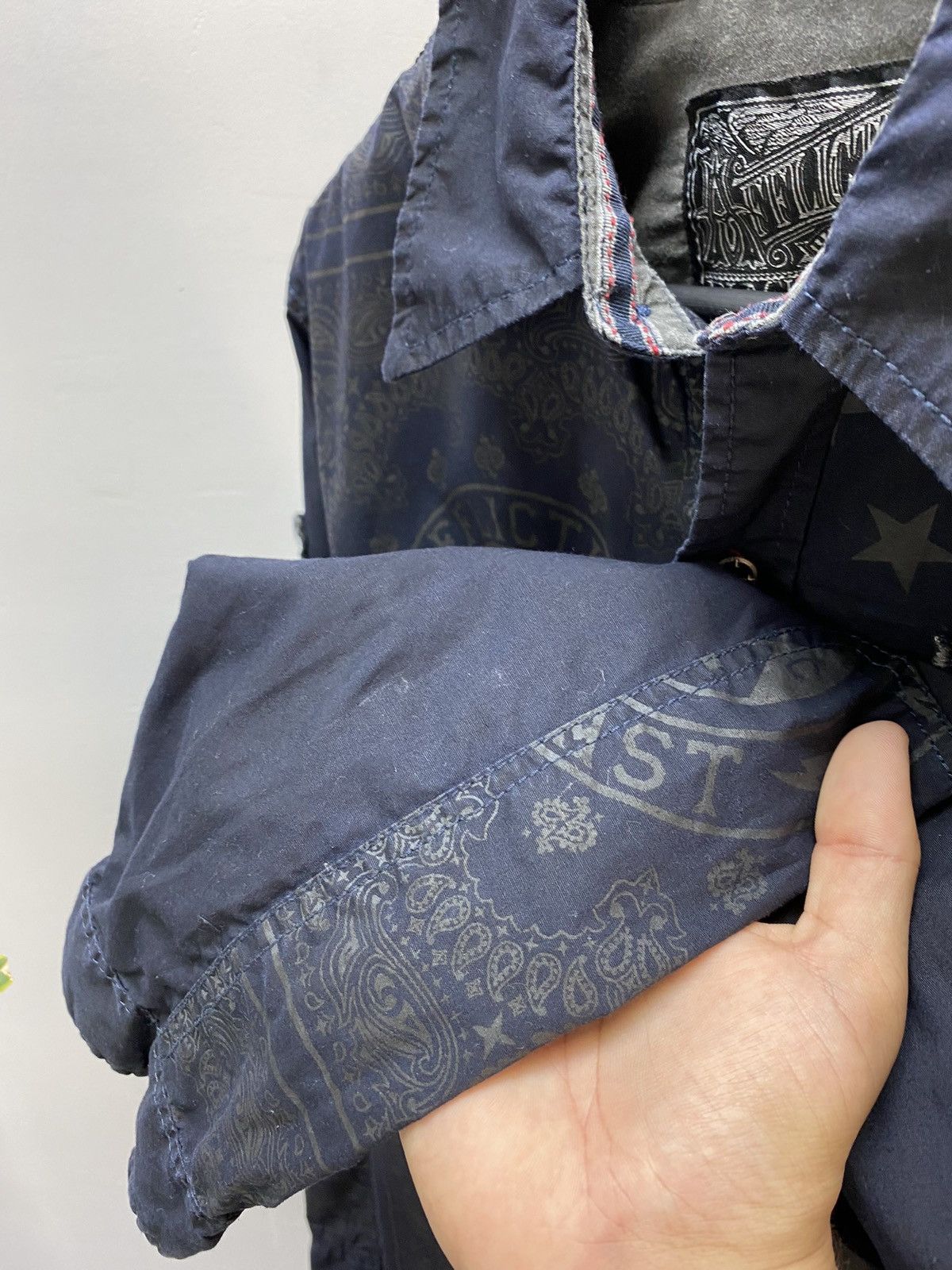 Other Crazy Y2K Affliction Cyber Grunge Button Up Shirt Size US L / EU 52-54 / 3 - 18 Thumbnail