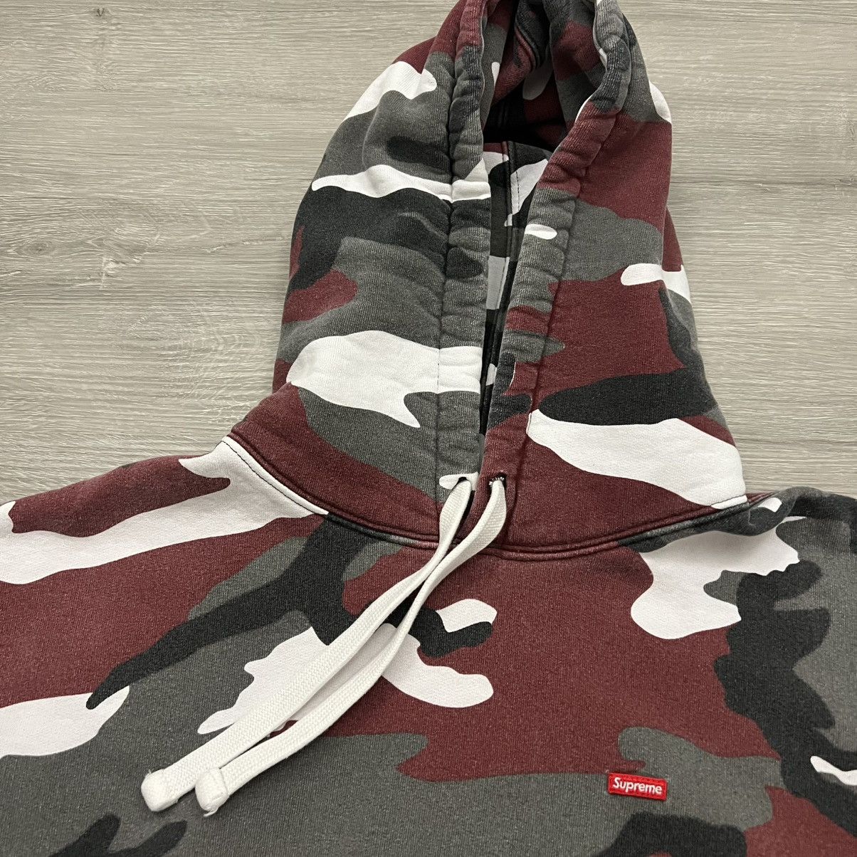 Supreme Supreme Small Box Logo Drawcord Hoodie Size US M / EU 48-50 / 2 - 5 Thumbnail