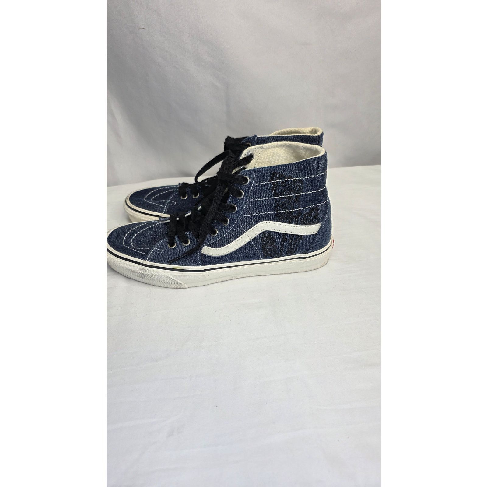 Vans Vans Sk8-Hi Denim Sneakers Men’s 9.5 High Top Shoes Size US 9.5 / EU 42-43 - 8 Thumbnail