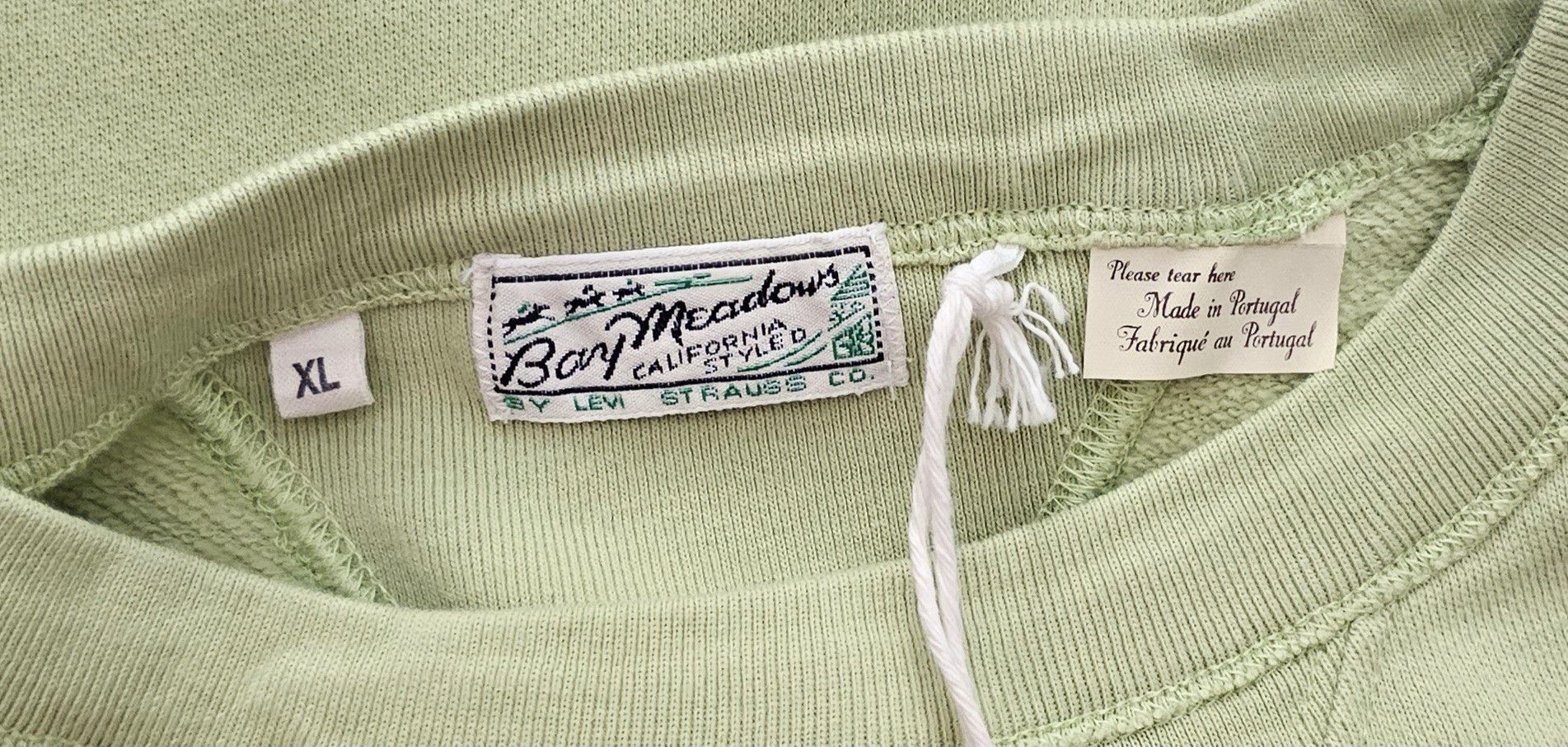 Levi's Vintage Clothing Levi's Vintage Clothing Bay Meadows Sweatshirt Green SS20 Size US XL / EU 56 / 4 - 4 Thumbnail